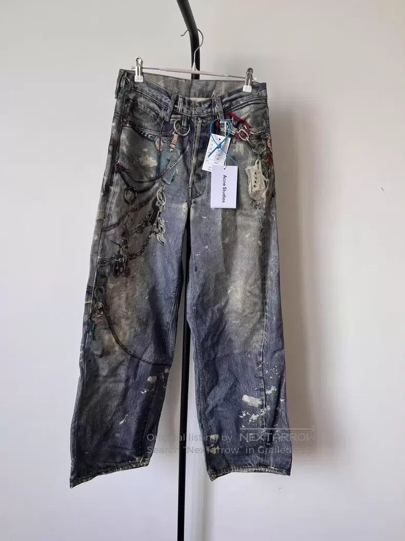 Acne Studios Acne Studios 1981F Graffiti Heavy Industry Full Print Dirt Size 28" / US 6 / IT 42 - 1 Thumbnail