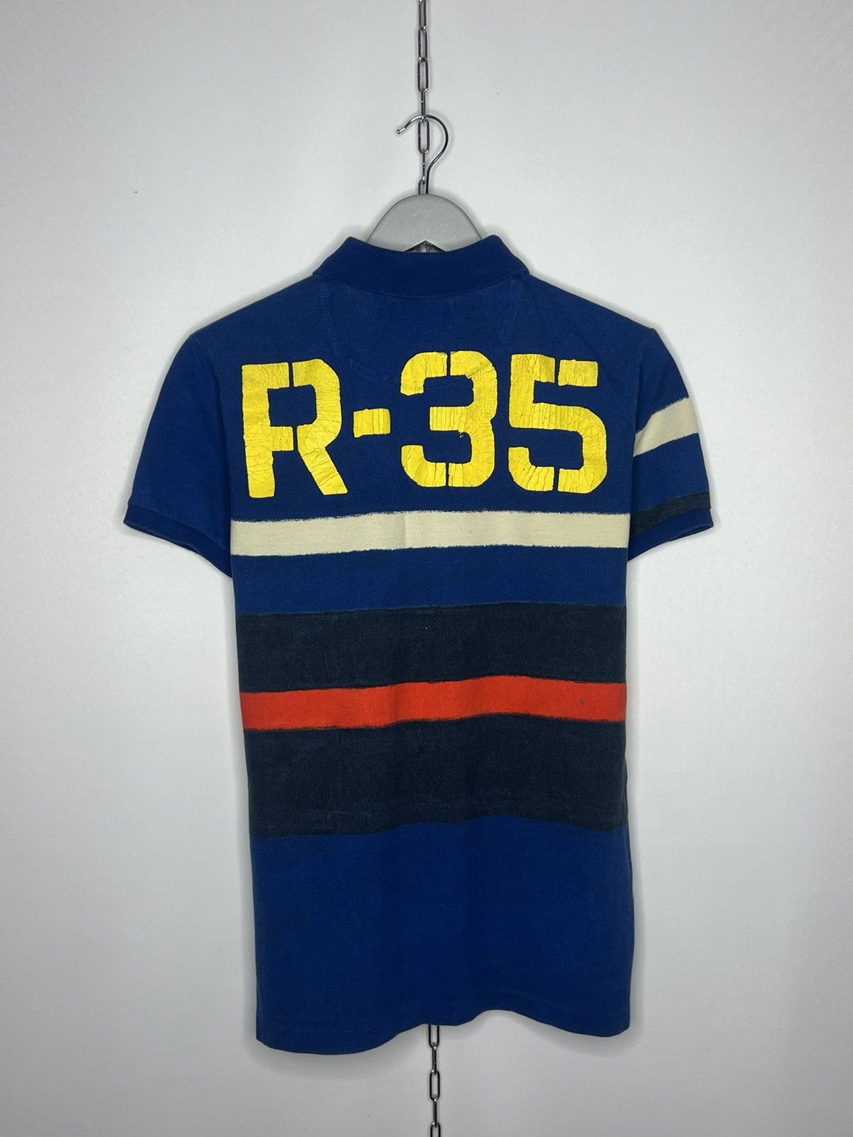 Vintage 🐎Vintage Polo Ralph Lauren R-35 Big Pony Polo Shirt🐎 Size US M / EU 48-50 / 2 - 2 Thumbnail