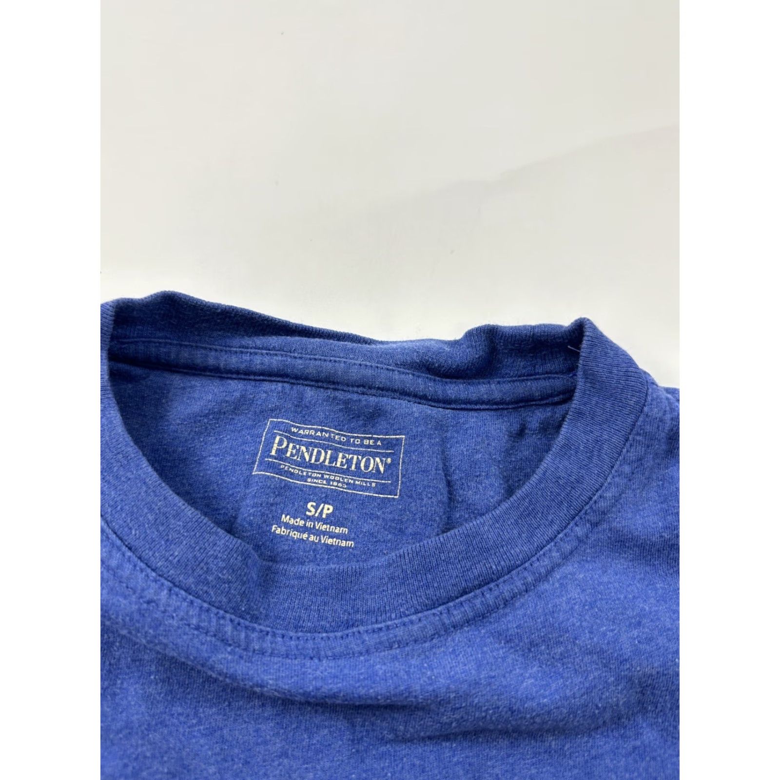 Pendleton Pendleton Shirt Mens Small Blue Short Sleeve Crew Neck Size US S / EU 44-46 / 1 - 4 Thumbnail