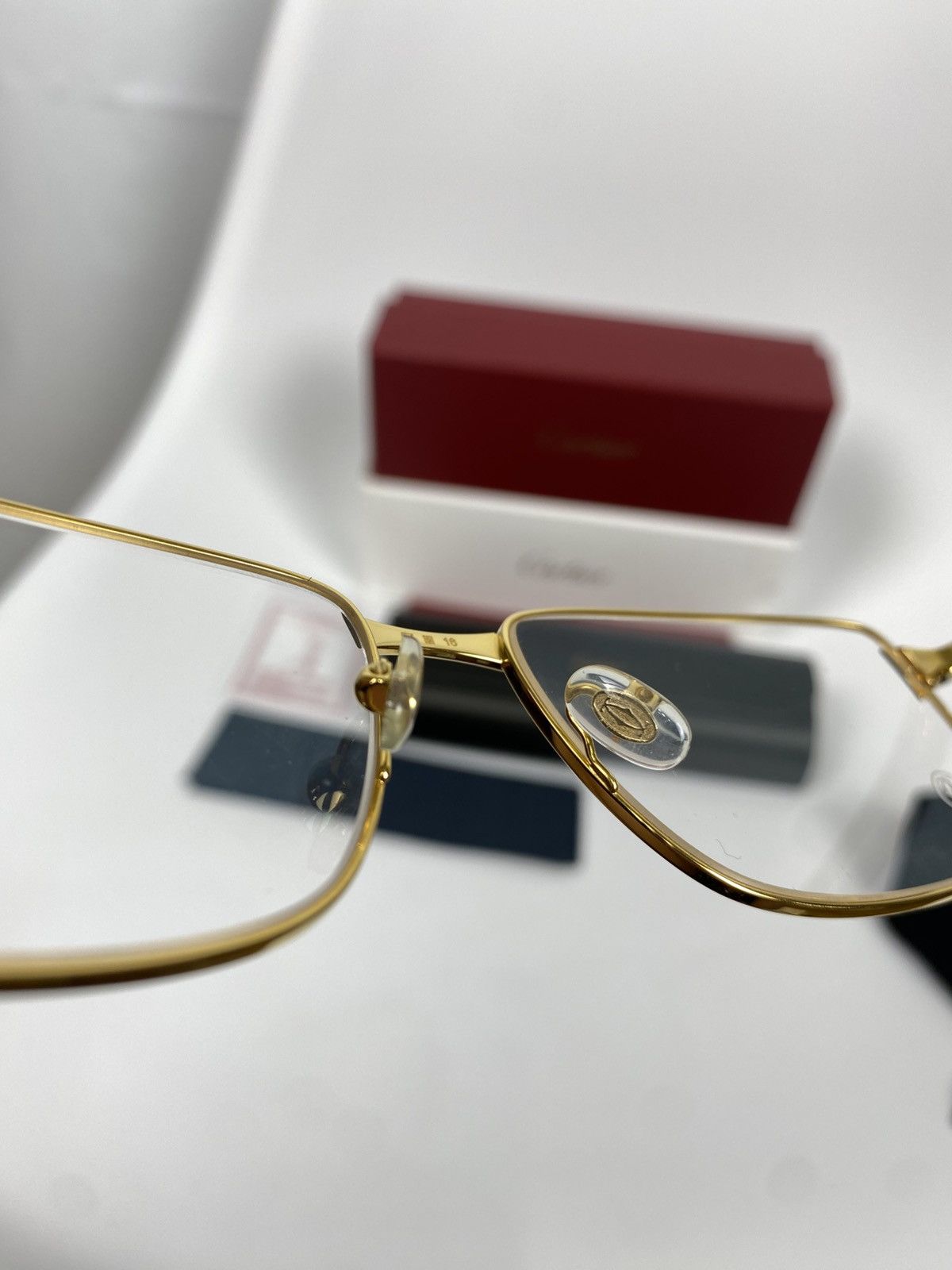 Cartier Cartier CT0040o Gold Frame Glasses New One Size Size ONE SIZE - 12 Thumbnail