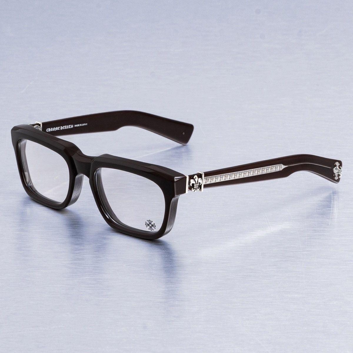 Chrome Hearts CHROME HEARTS SEE YOU IN TEA CLASSIC BROWN GLASSES Size ONE SIZE - 2 Thumbnail