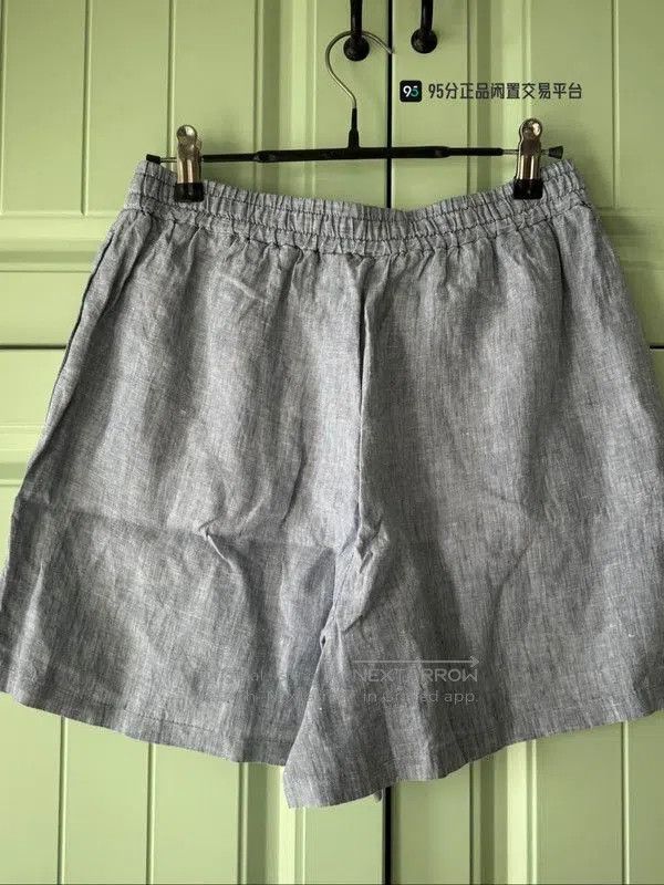 Loro Piana Loro Piana Unisex Elastic Waist Gray Shorts. Size US 40 / EU 56 - 2 Thumbnail