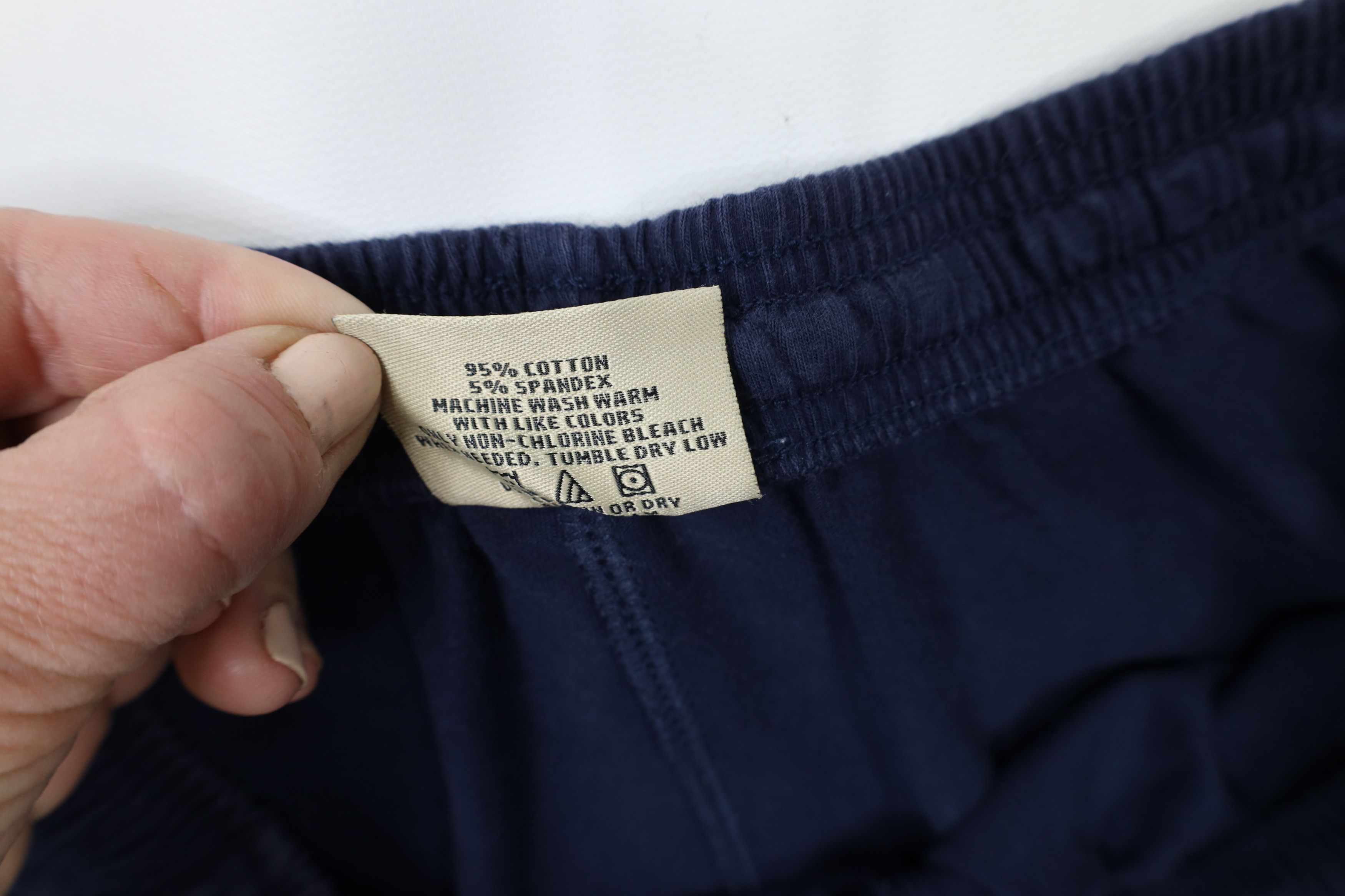 Russell Athletic × Vintage Vintage 90s Russell Athletic Above Knee Shorts Navy Blue Size US 34 / EU 50 - 11 Thumbnail