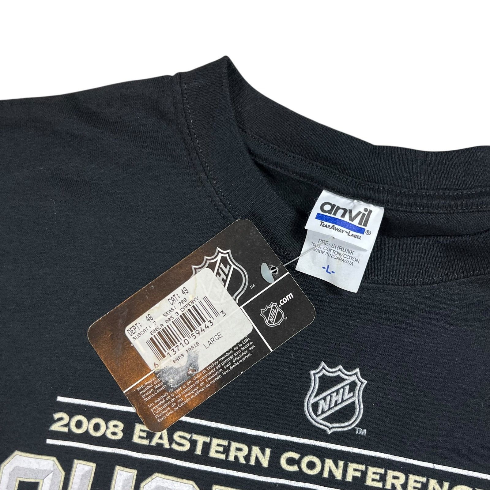 Anvil × NHL × Vintage 2008 Pittsburgh Penguins Malkin Fleury Sidney Crosby tee Size US L / EU 52-54 / 3 - 6 Thumbnail