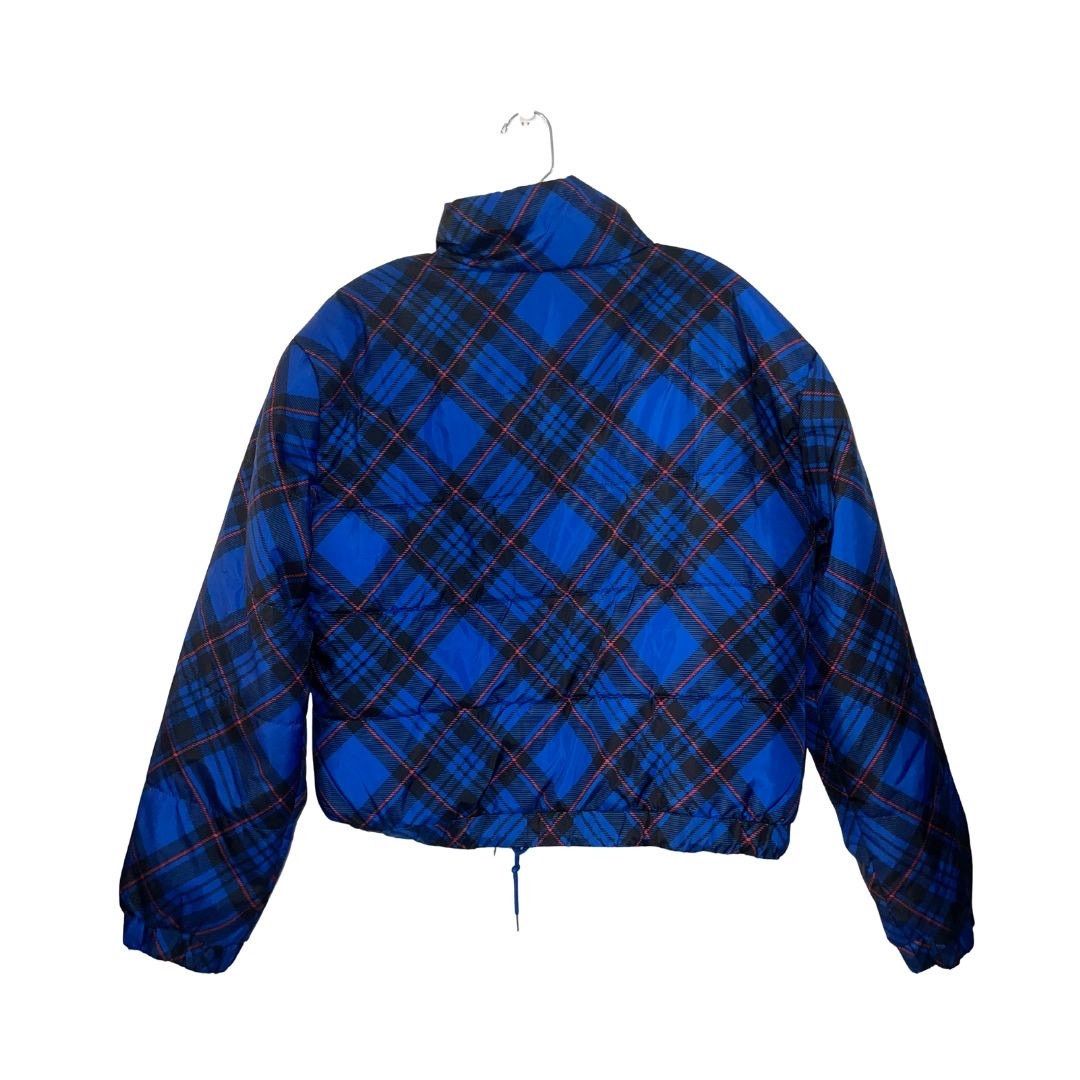 Other Ashley Outerwear Juniors Blue Plaid Puffer Jacket Size XL Size XL / US 12-14 / IT 48-50 - 3 Thumbnail
