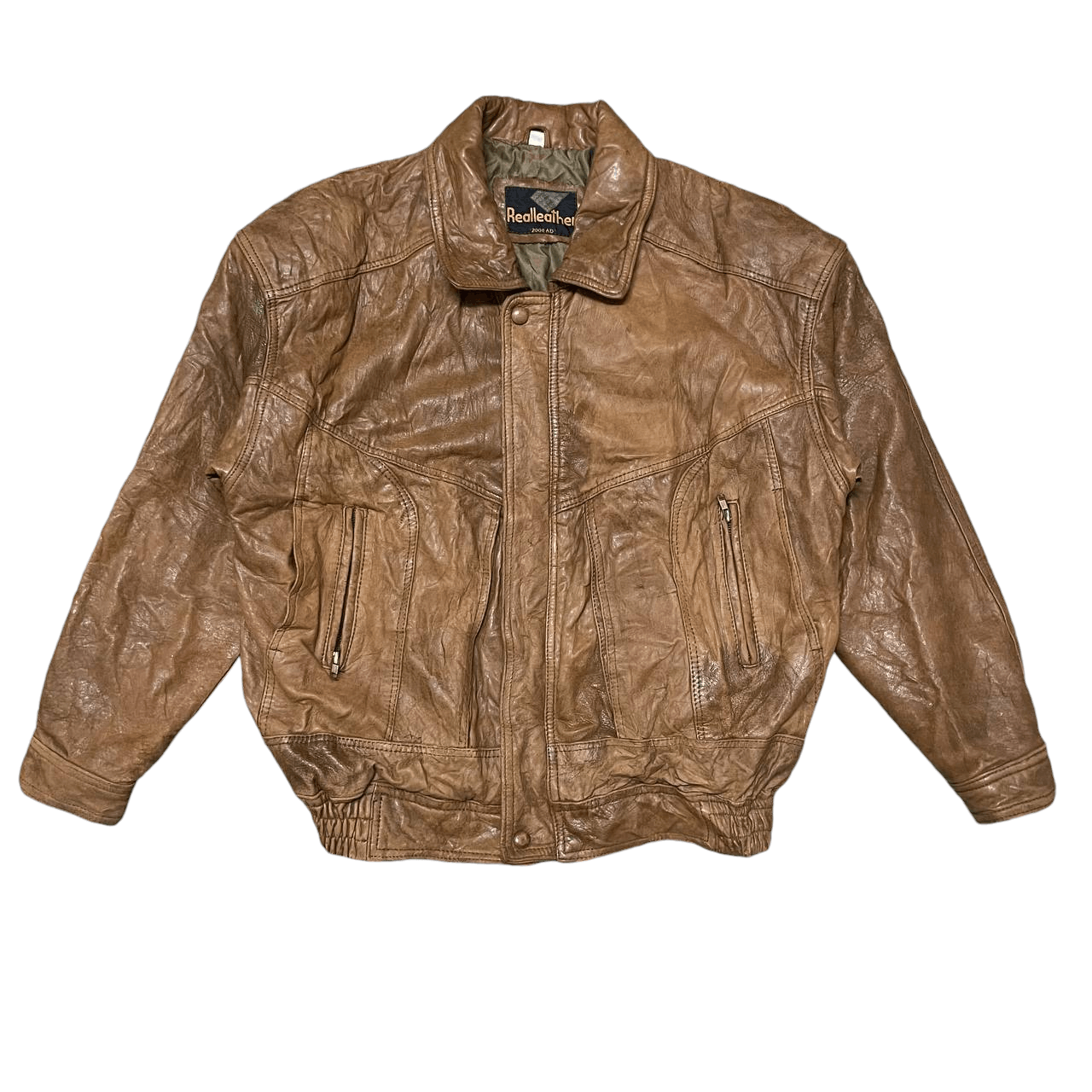 Genuine Leather Leather Jacket For Men Under 2000 Vintage 00's