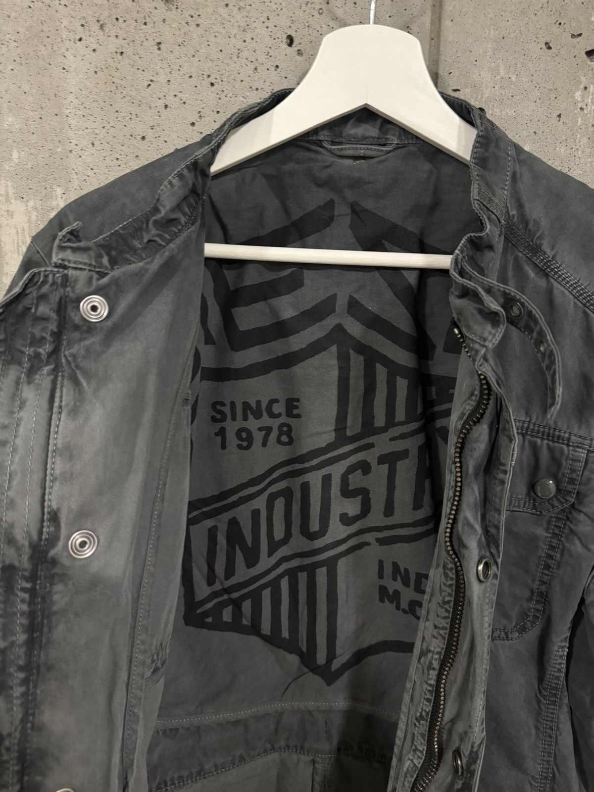 Diesel Diesel Industry 78 Garment Dyed Jacket Grey Men’s L Size US L / EU 52-54 / 3 - 5 Thumbnail