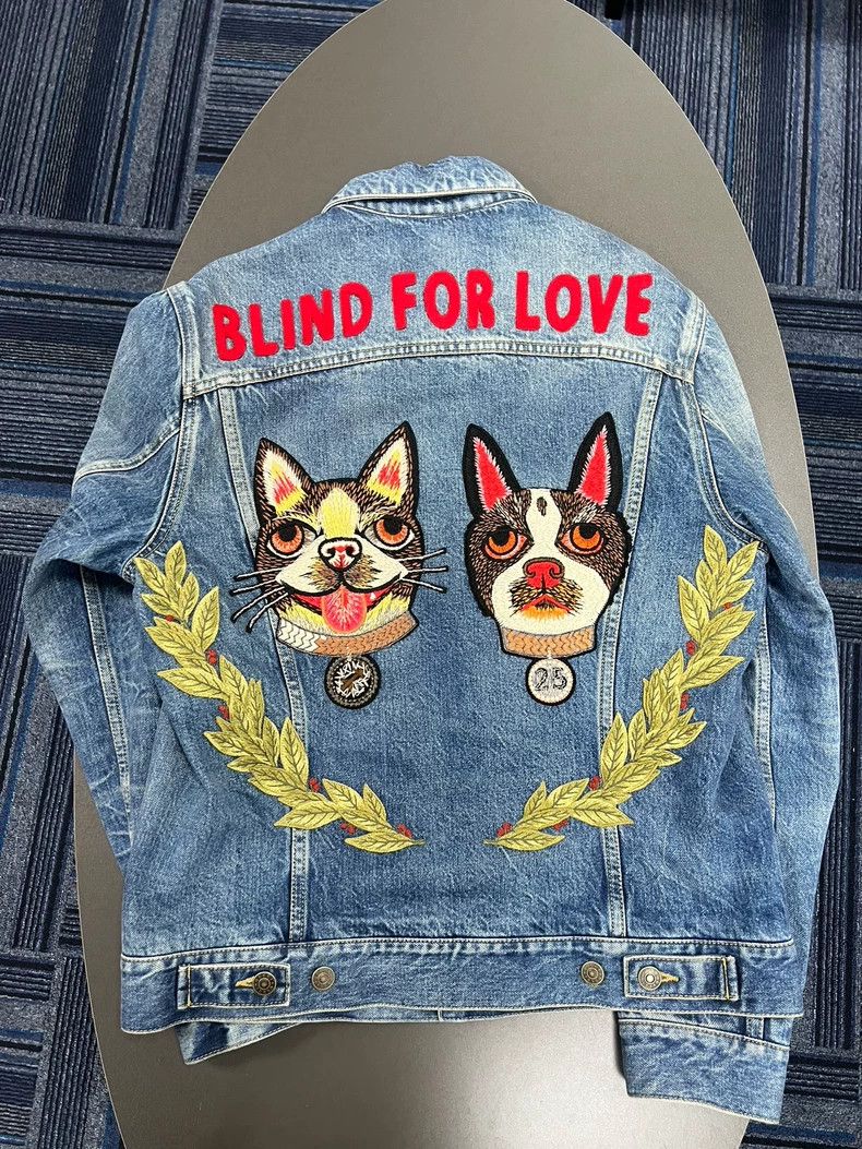 Gucci Gucci Dog head denim jacket 2504-Nextarrow Size US S / EU 44-46 / 1 - 2 Thumbnail