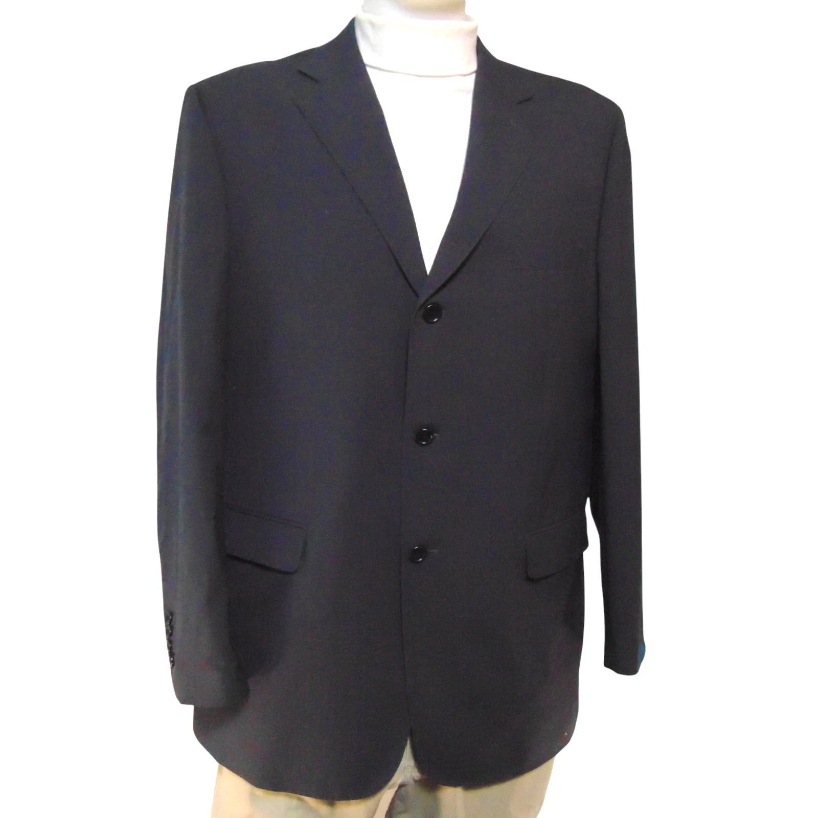 Other Nicoletti Couture Wool Silk Blazer 46L Andrea Rosati Biella Size 46L - 13 Thumbnail