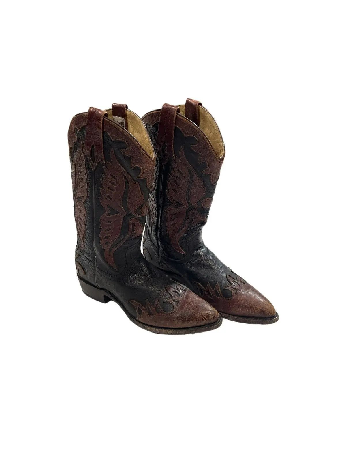 Frye Frye Billy Firebird Western Leather Overlay Boots Size US 9 / EU 42 - 5 Thumbnail