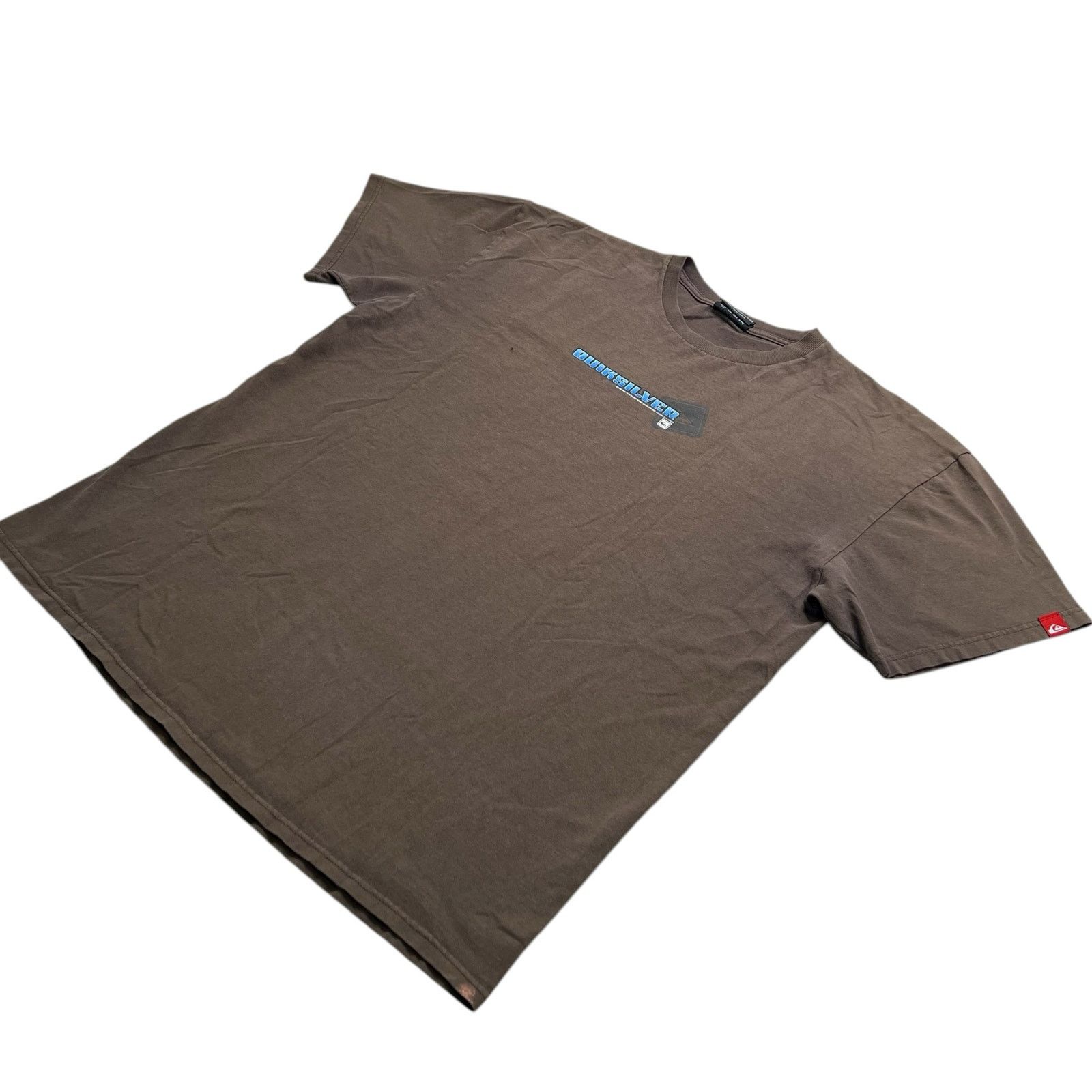 Quiksilver Y2K Quiksilver T Shirt Men XL short sleeve Brown Skate Surf Size US XL / EU 56 / 4 - 11 Thumbnail