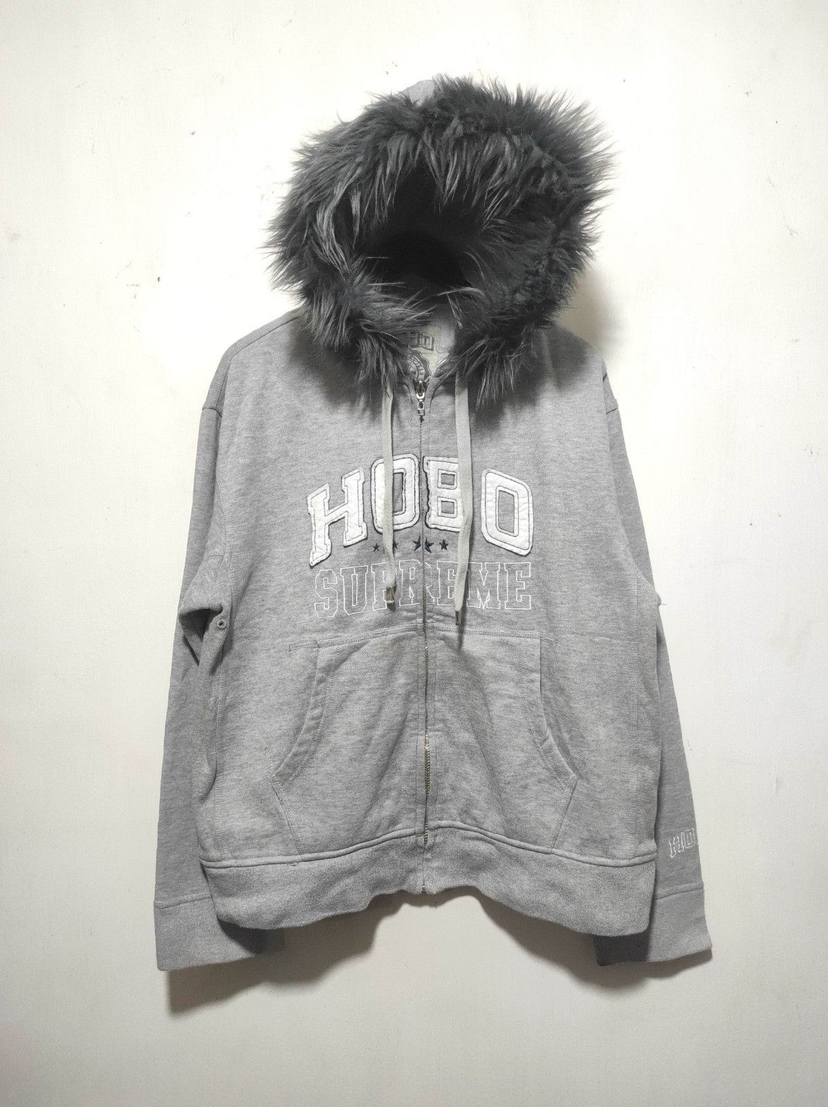 Japanese Brand Hobo Supreme zip fur hoodie ifsix LGB style Size US XL / EU 56 / 4 - 2 Thumbnail