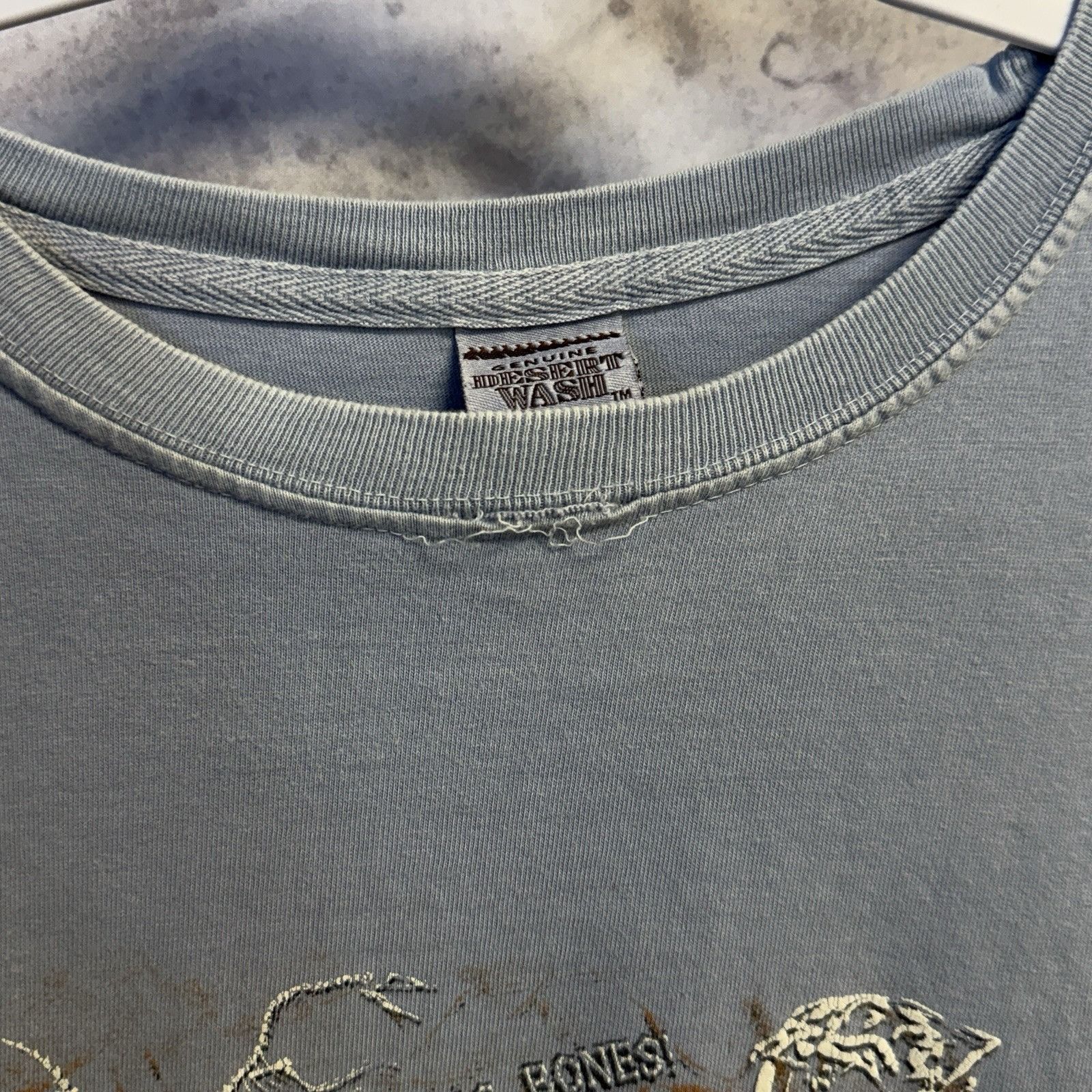 Vintage Vintage Fossil Hunter T Shirt Blue Long Sleeve Dinosaur Tee Size US L / EU 52-54 / 3 - 5 Thumbnail