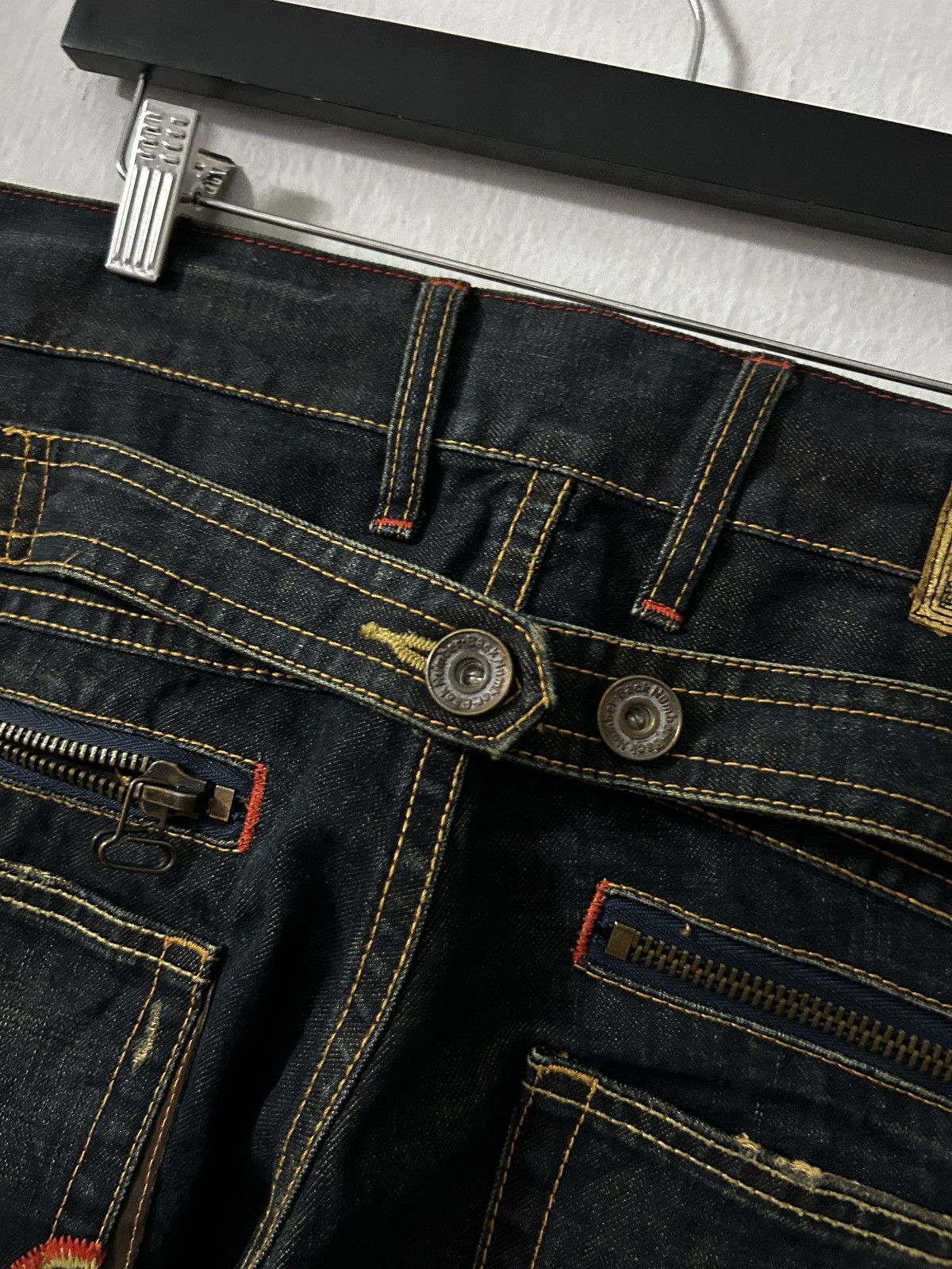 If Six Was Nine 2000’s Japan Back Number Black Jeans punk style Size US 32 / EU 48 - 12 Thumbnail