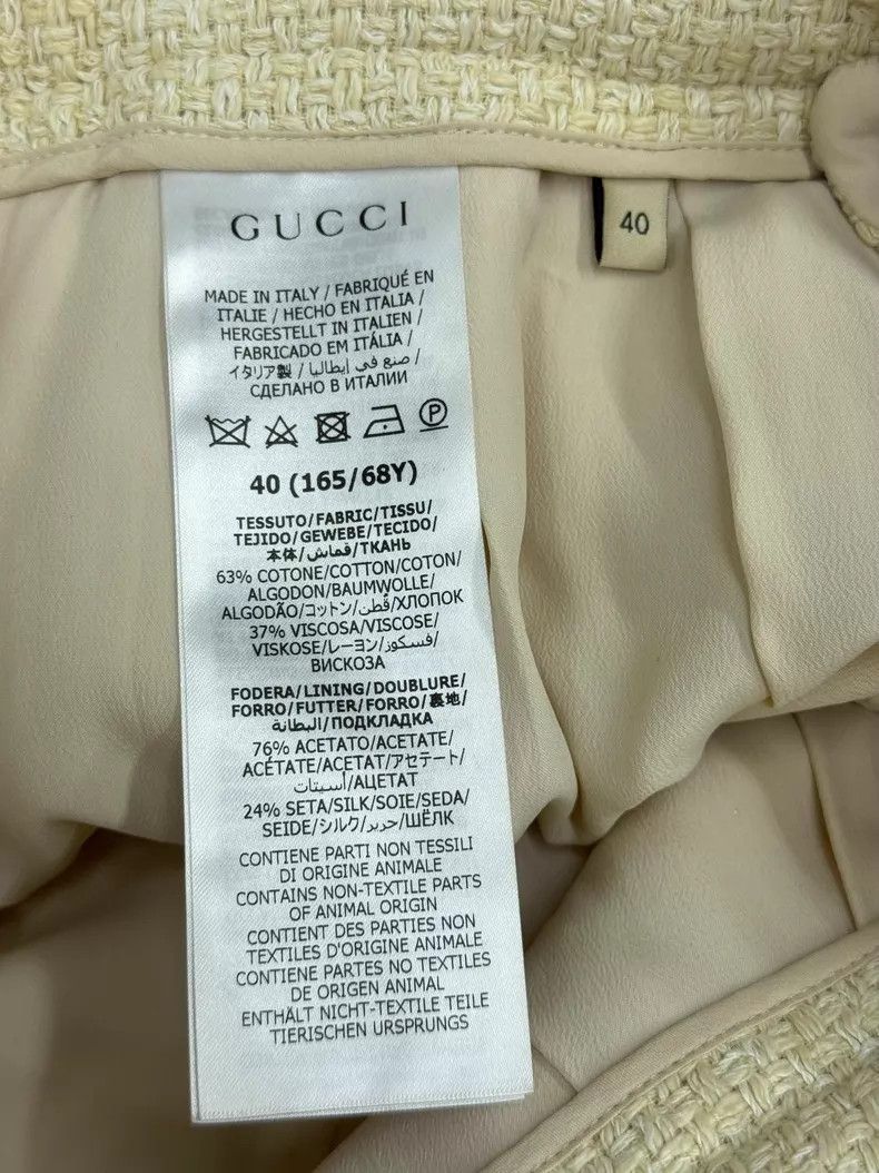 Gucci Gucci Beige braided shorts Size 26" / US 2 / IT 38 - 5 Thumbnail