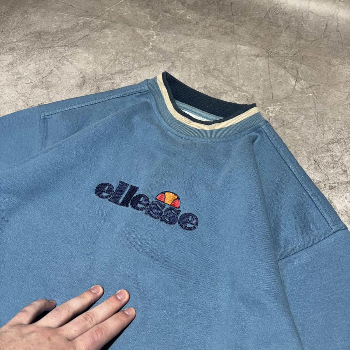 Ellesse Vintage Ellesse Baggy Fit Sweatrshit Size US L / EU 52-54 / 3 - 2 Thumbnail