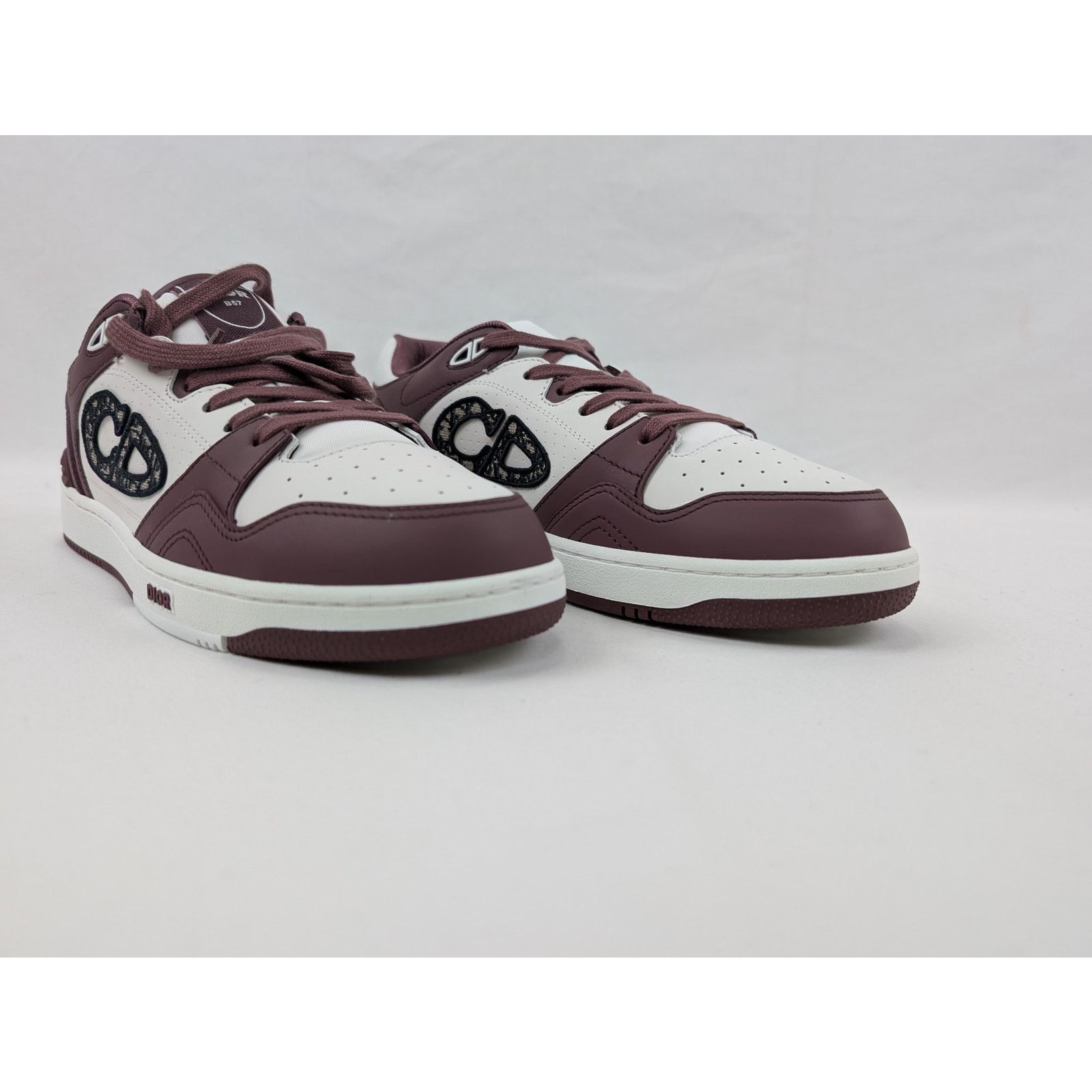 Dior o1rshd1 M-B57 LT Calf Sneakers in Bordeaux Size US 9 / EU 42 - 4 Thumbnail