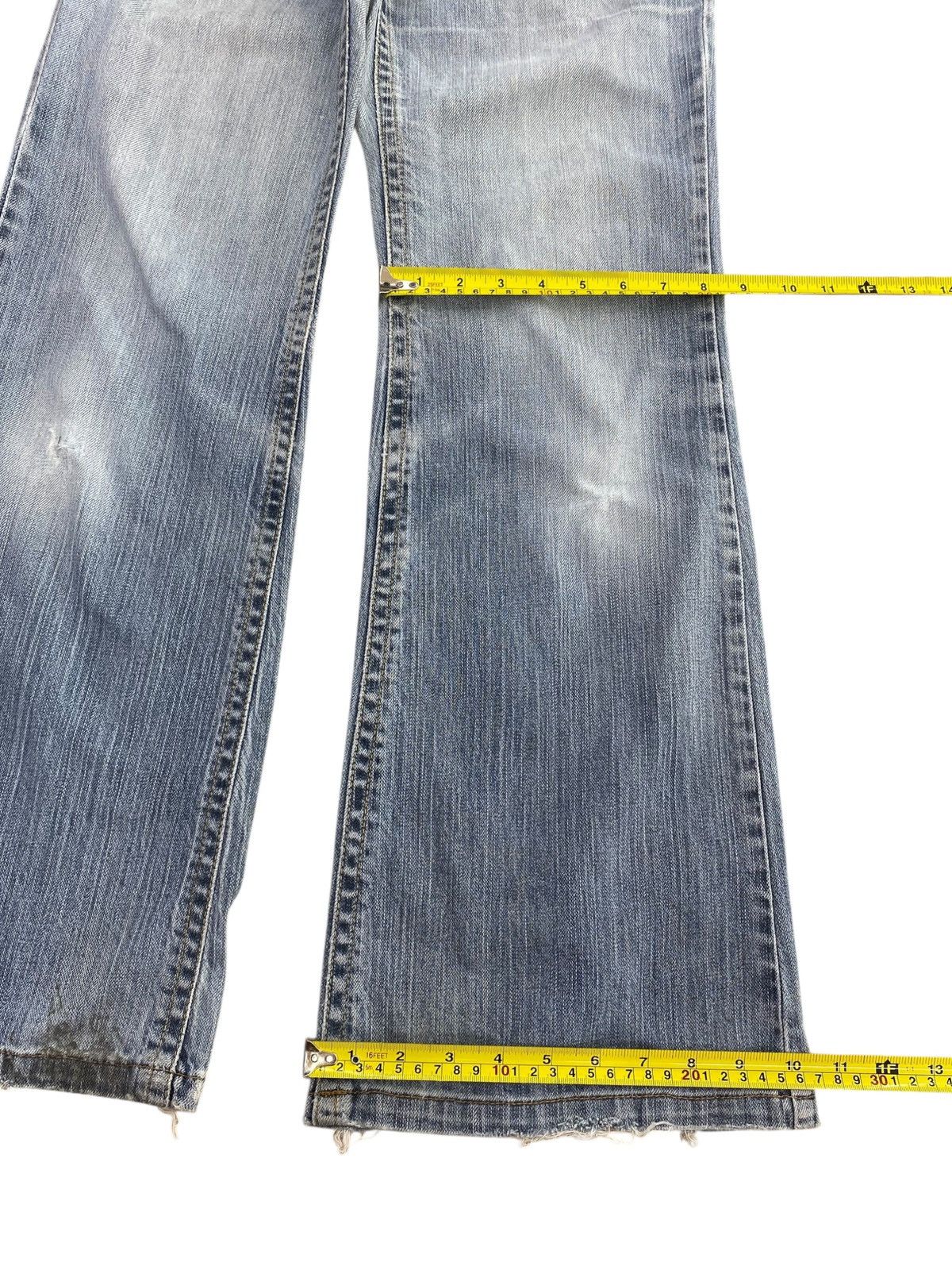 Japanese Brand Japanese Brand Faded Wash Whiskers Style Flare Jeans Size US 30 / EU 46 - 8 Thumbnail
