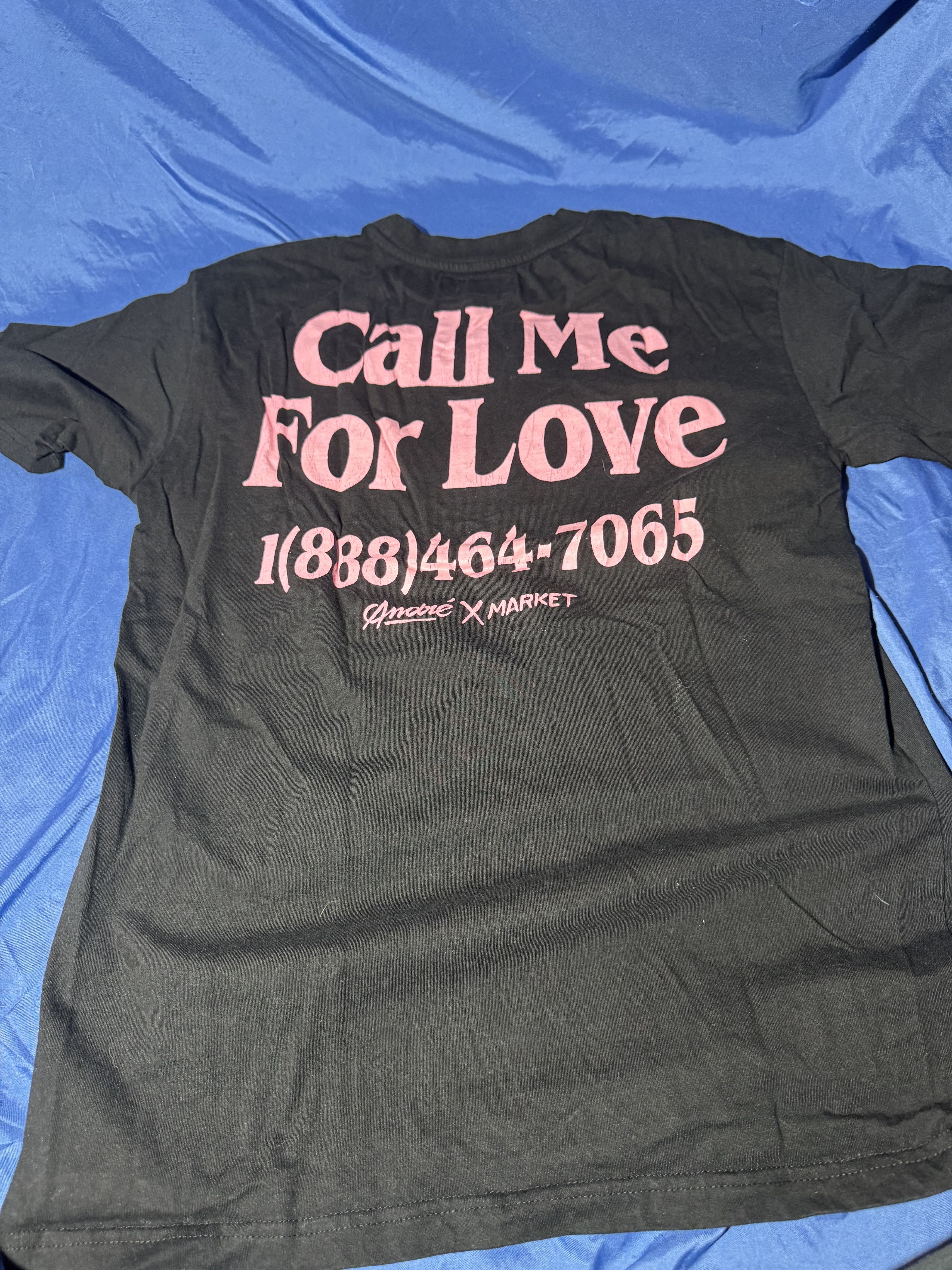 Market Chinatown market x andre call for love t-shirt M Size US M / EU 48-50 / 2 - 2 Thumbnail