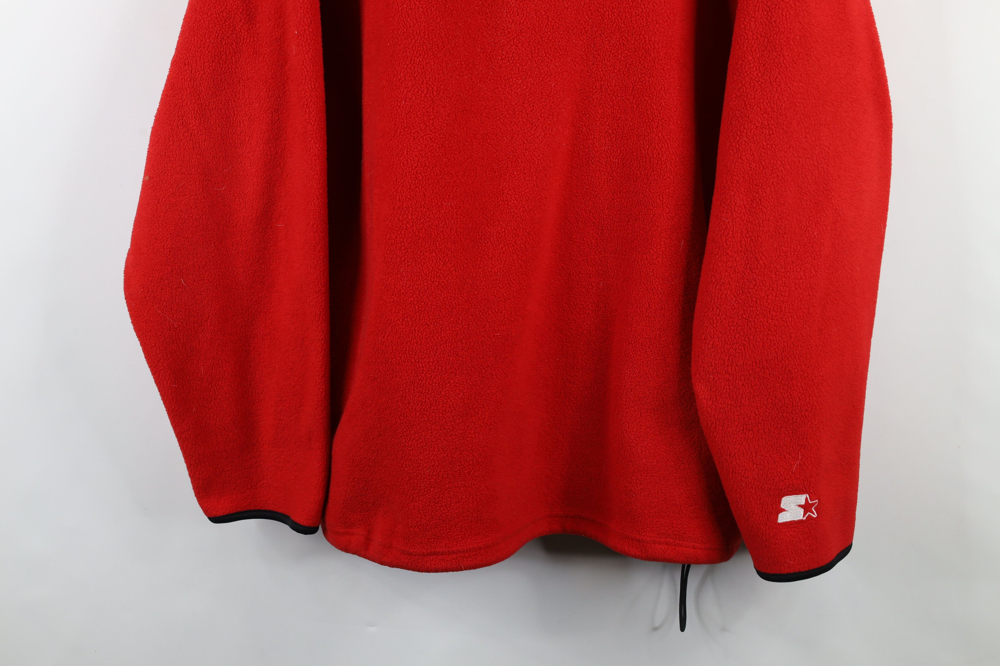 Starter × Vintage Vintage 90s Starter Ohio State University Fleece Sweater Red Size US XL / EU 56 / 4 - 3 Thumbnail