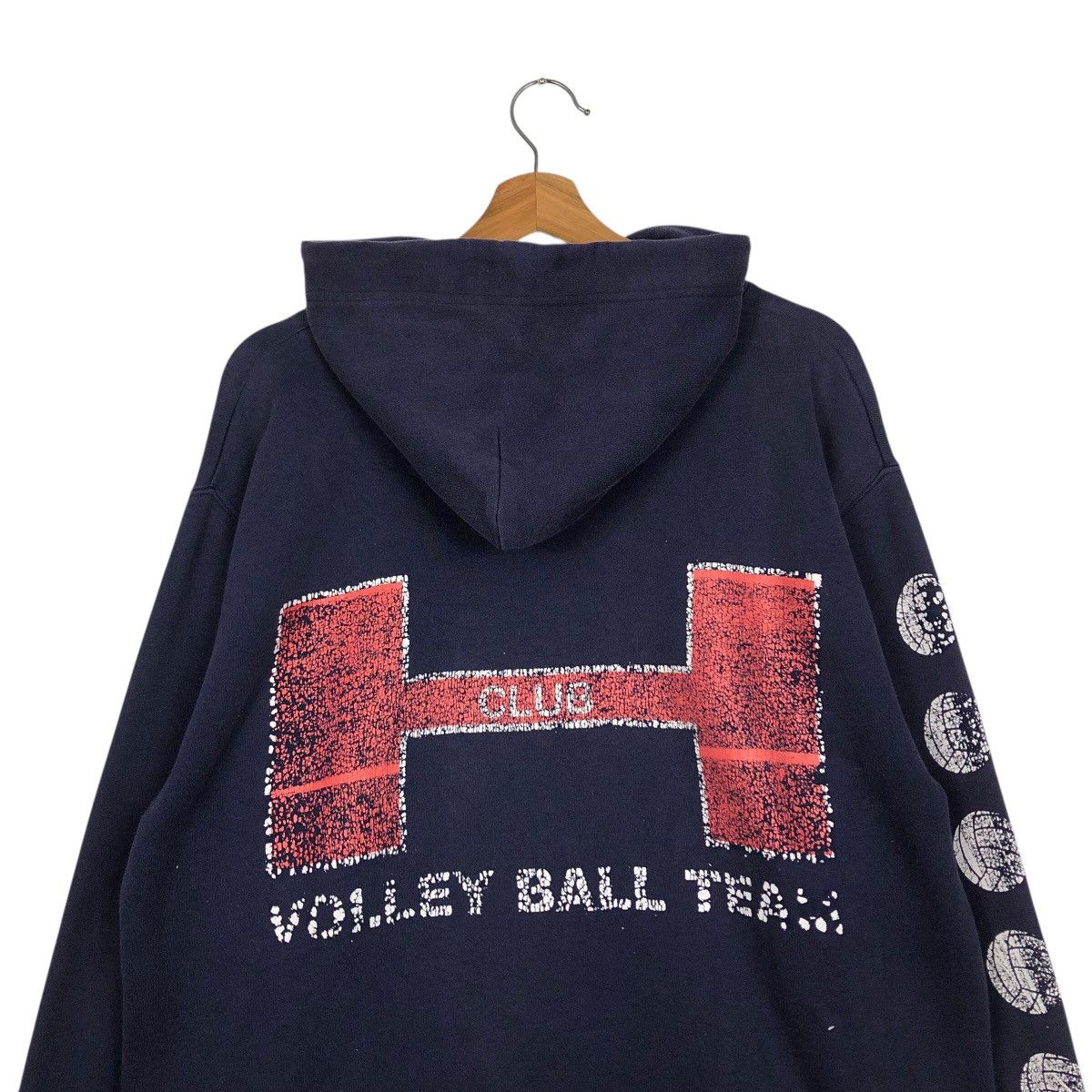 Japanese Brand United Athle HCV Team Hoodie – Distressed Graphic Size US XL / EU 56 / 4 - 10 Thumbnail