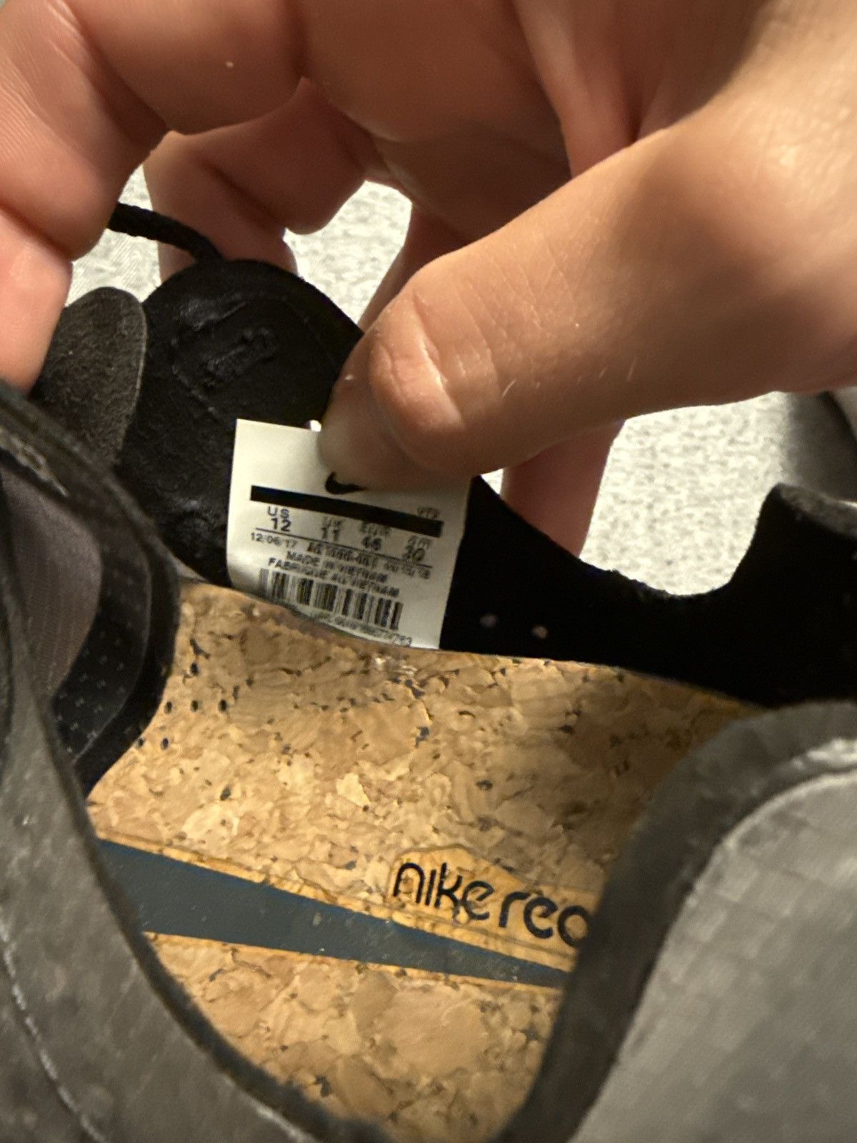 Nike Nike React Element 87 Anthracite Black Size US 12 / EU 45 - 6 Thumbnail