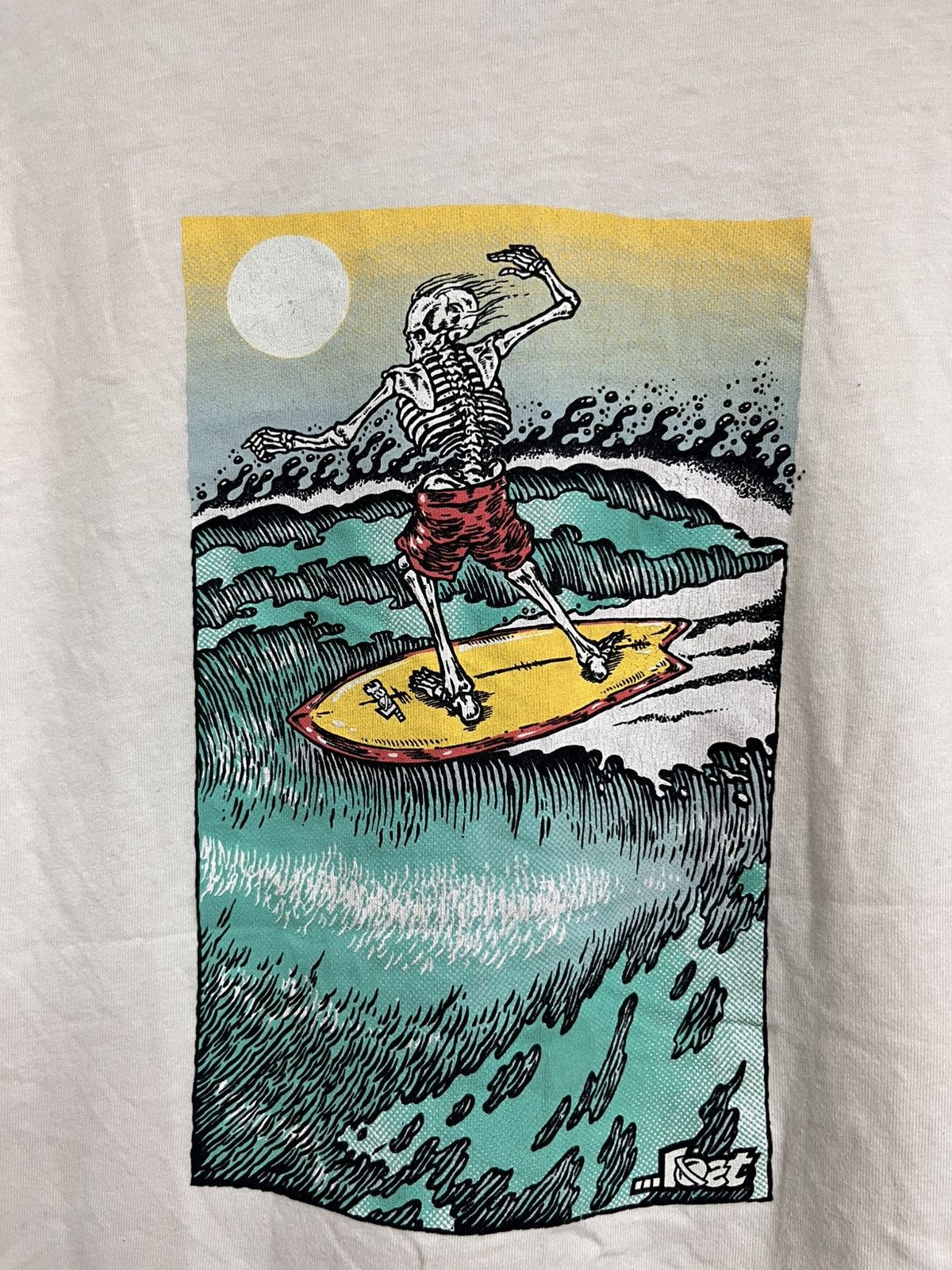 Lost Enterprises lost skateboarding skull surfing tee Size US M / EU 48-50 / 2 - 2 Thumbnail