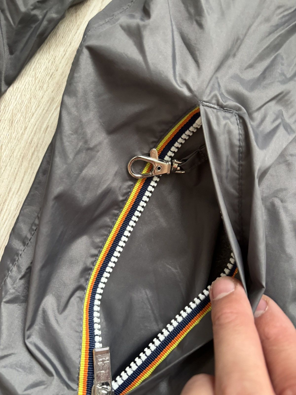 K-Way K-Way Jacques Jersey Women’s Jacket Gray Size S Windbreaker Size S / US 4 / IT 40 - 6 Thumbnail