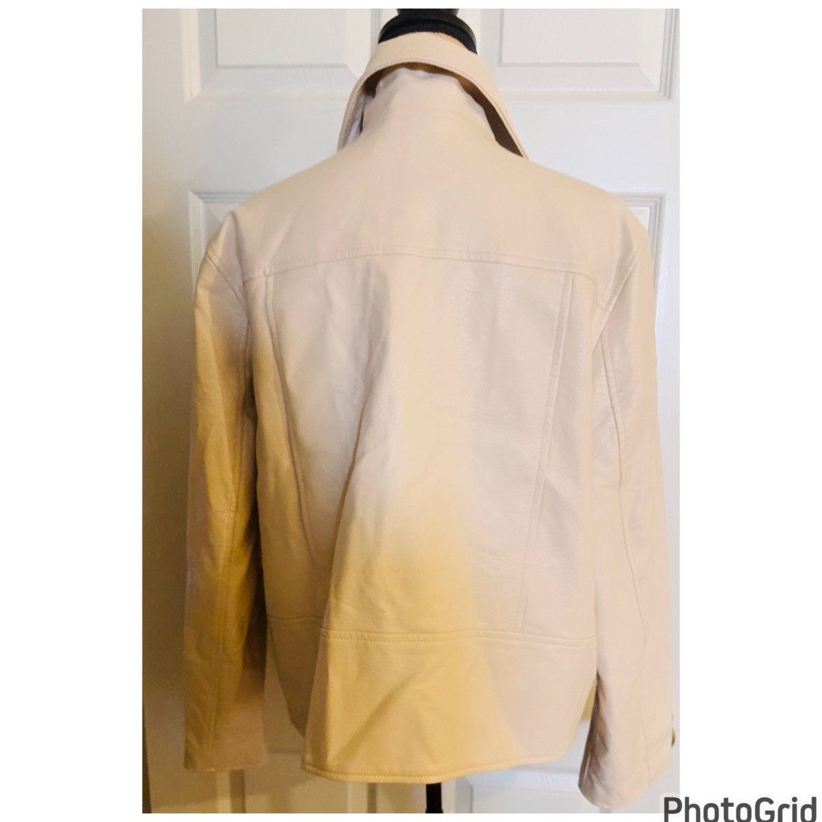 Elizabeth and James Anthropologie Elizabeth & James Faux Leather Moto Jacket Size XXL / US 16-18 / IT 52-54 - 5 Thumbnail