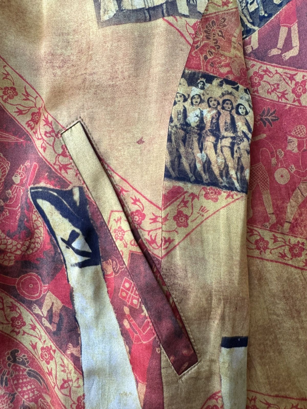 Yohji Yamamoto Yohji Yamamoto Pour Homme SS04 Taishō Era Silk Blouson Size US M / EU 48-50 / 2 - 5 Thumbnail