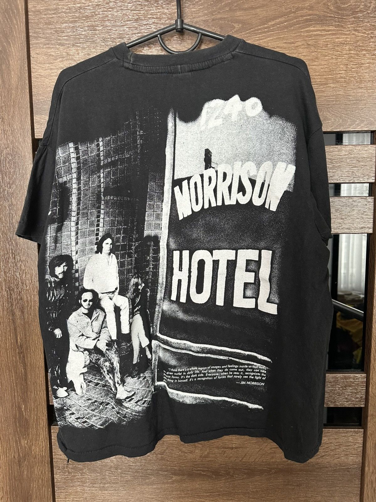 Band Tees Jim Morrison Hotel The Doors Vintage Band T-Shirt Tee 90s Size US M / EU 48-50 / 2 - 7 Thumbnail