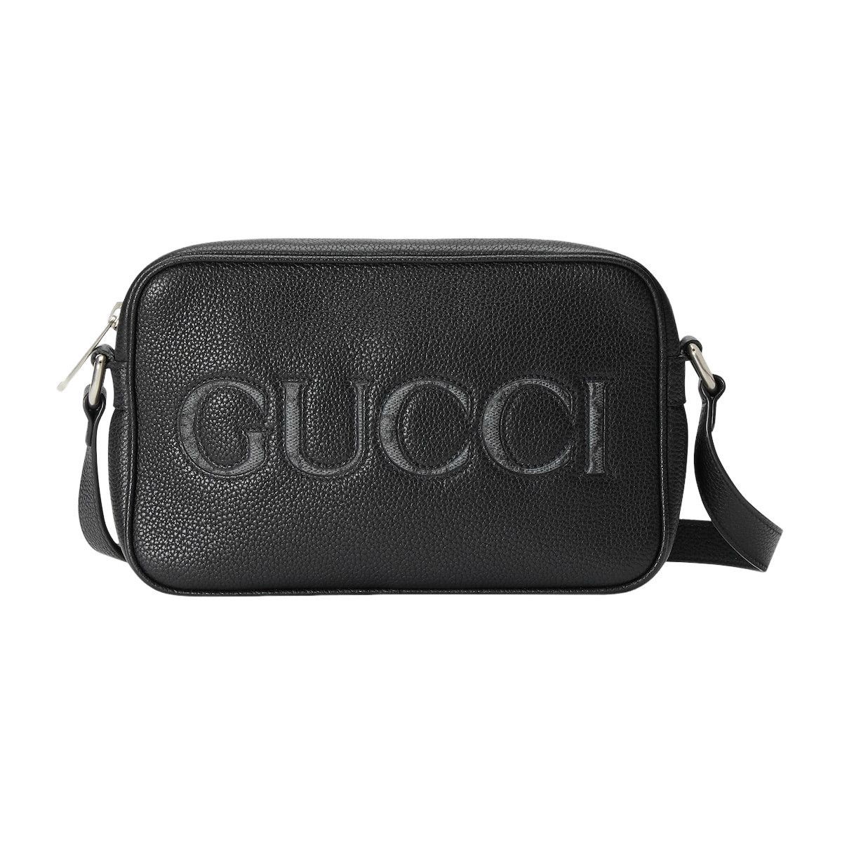 Gucci GUCCI Black Leather Mini Shoulder Bag New & Authentic Size ONE SIZE - 1 Thumbnail