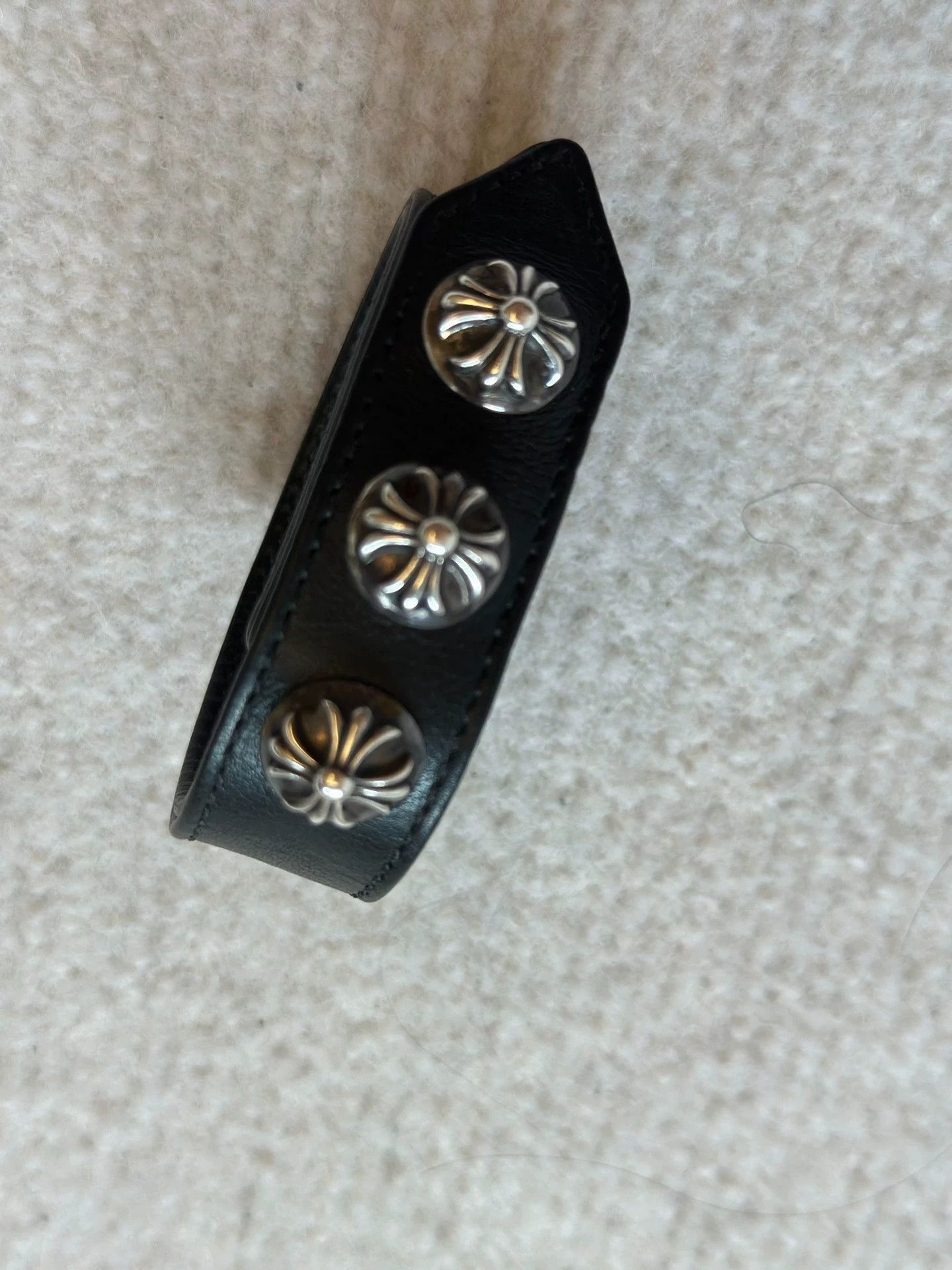 Chrome Hearts Chrome Hearts 3BTN Cross 3-Silver Bracelet Size ONE SIZE - 3 Thumbnail