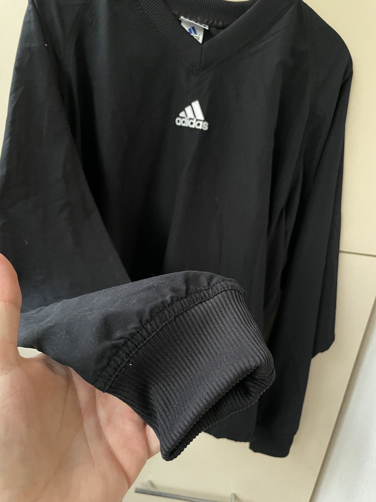 Adidas Vintage 2001 Adidas Rugby Bath Sweatshirt Jacket Nylon Size US L / EU 52-54 / 3 - 9 Thumbnail