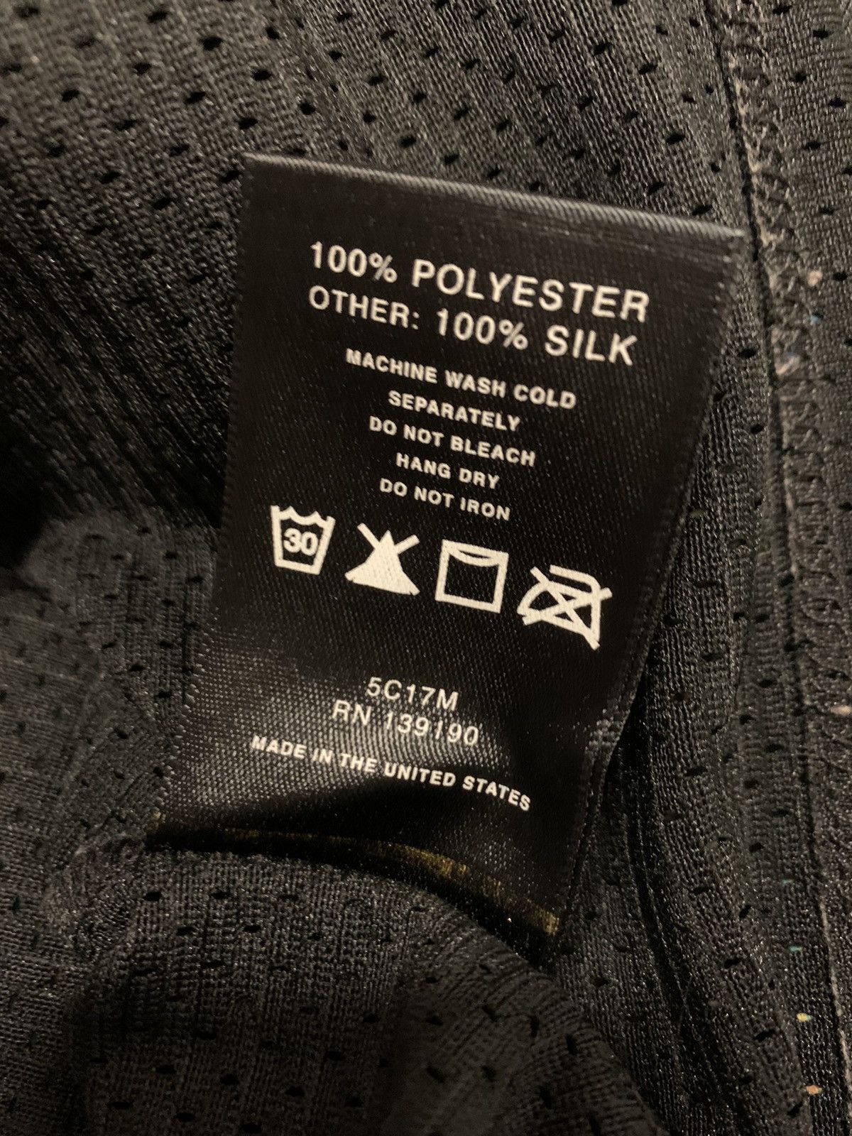 Designer Fear of God 5th Collection Black Mesh Motocross Jersey Size US S / EU 44-46 / 1 - 6 Thumbnail