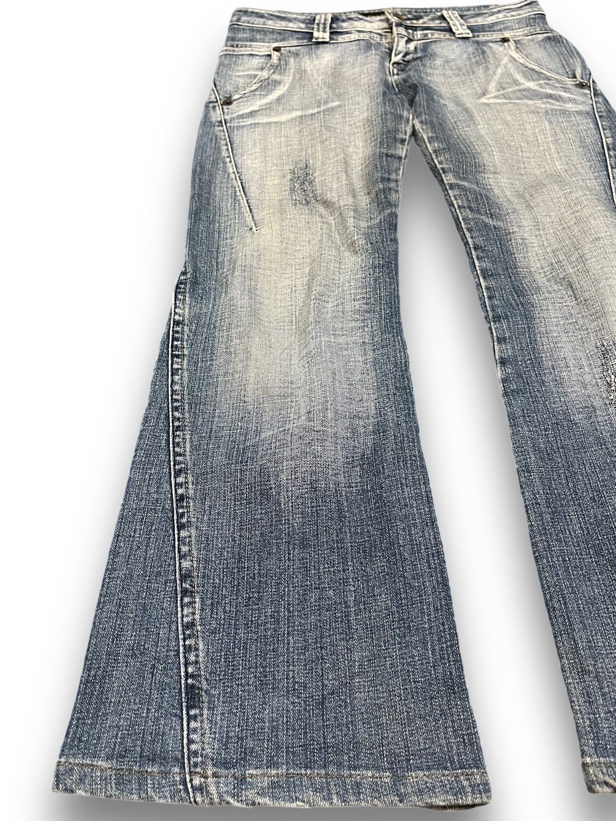 Camel × Vintage Vintage Camel Road Flare Bell Bottom Grunge Denim Size US 32 / EU 48 - 4 Thumbnail