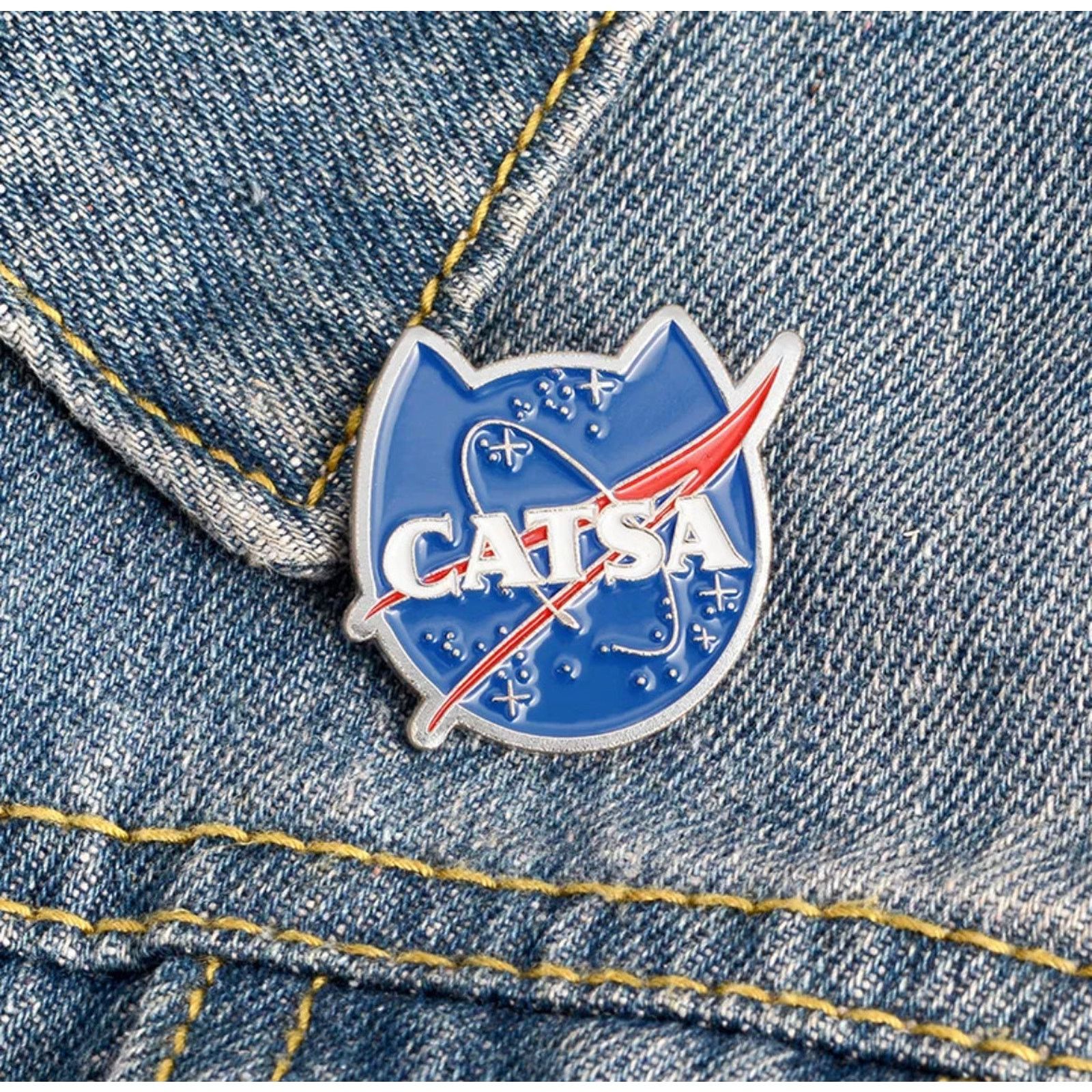 & Other Stories NASA Cat CATSA Enamel Pins 422 Size ONE SIZE - 1 Thumbnail