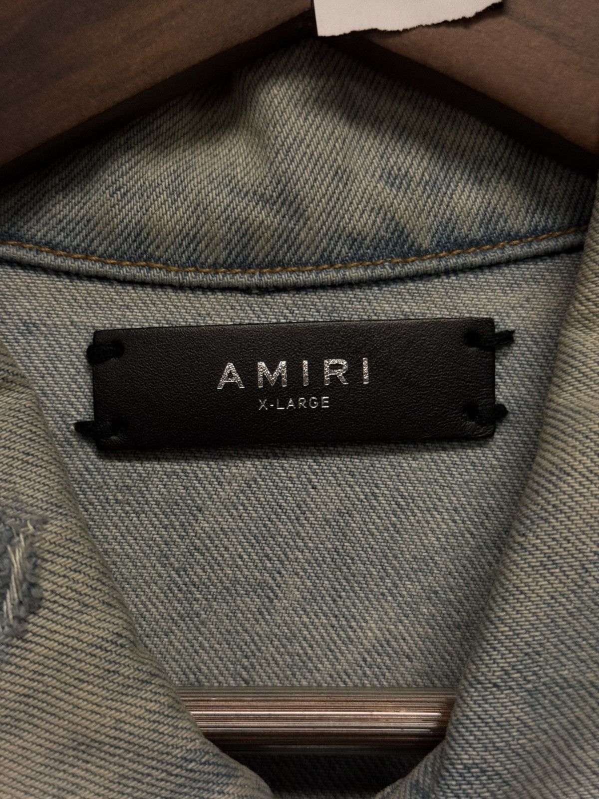 Amiri Amiri Distressed Denim Jacket “Dragon City” Size XL Size US XL / EU 56 / 4 - 11 Thumbnail