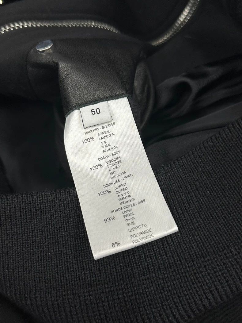 Givenchy Givenchy Size50 Black Leather Zipper Hooded Jacket with She Size US M / EU 48-50 / 2 - 4 Thumbnail