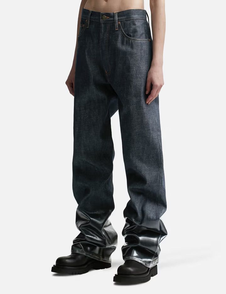 Maison Margiela o1y0625 Denim Pant in Blue Size 26" / US 2 / IT 38 - 2 Thumbnail