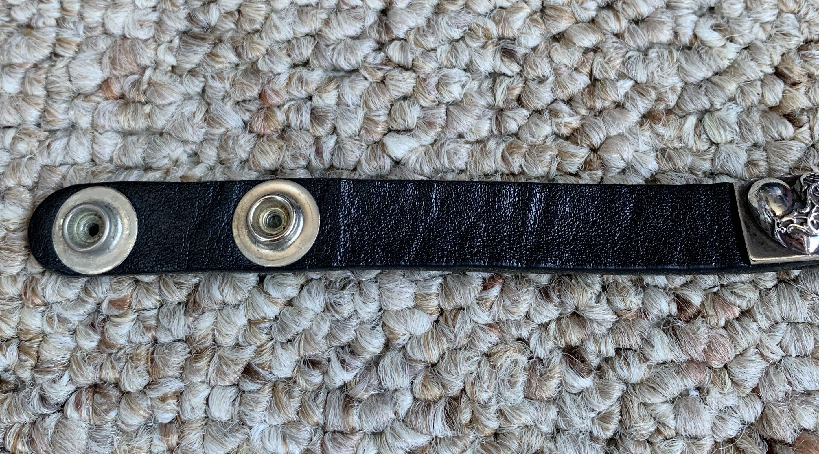 Chrome Hearts Chrome Hearts Adjustable Leather Silver Snap Bracelet Size ONE SIZE - 7 Thumbnail
