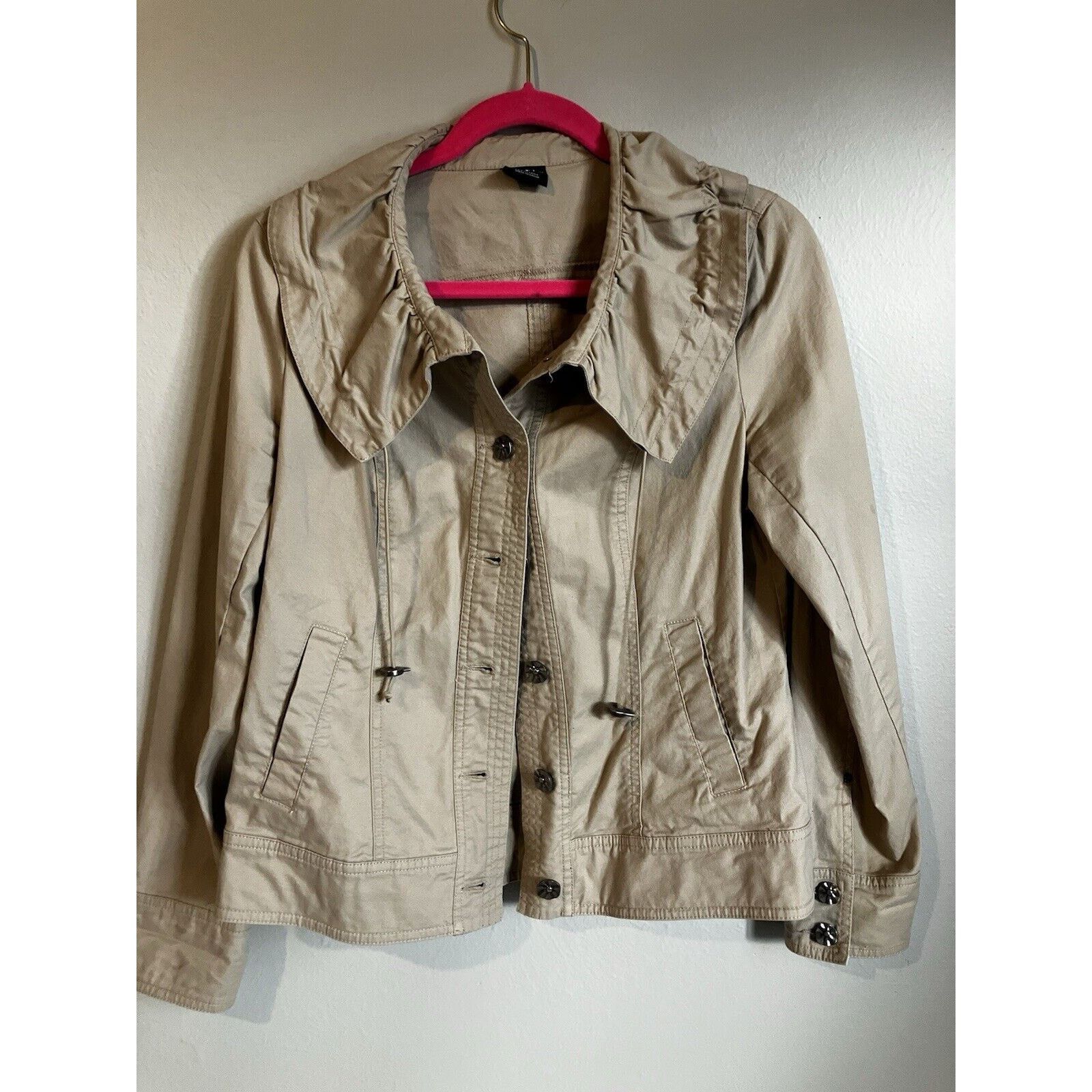 Tribal Streetwear Tribal Brand beige Jacket Blazer Button Frontl SZ 8 NWOT Size M / US 6-8 / IT 42-44 - 1 Thumbnail