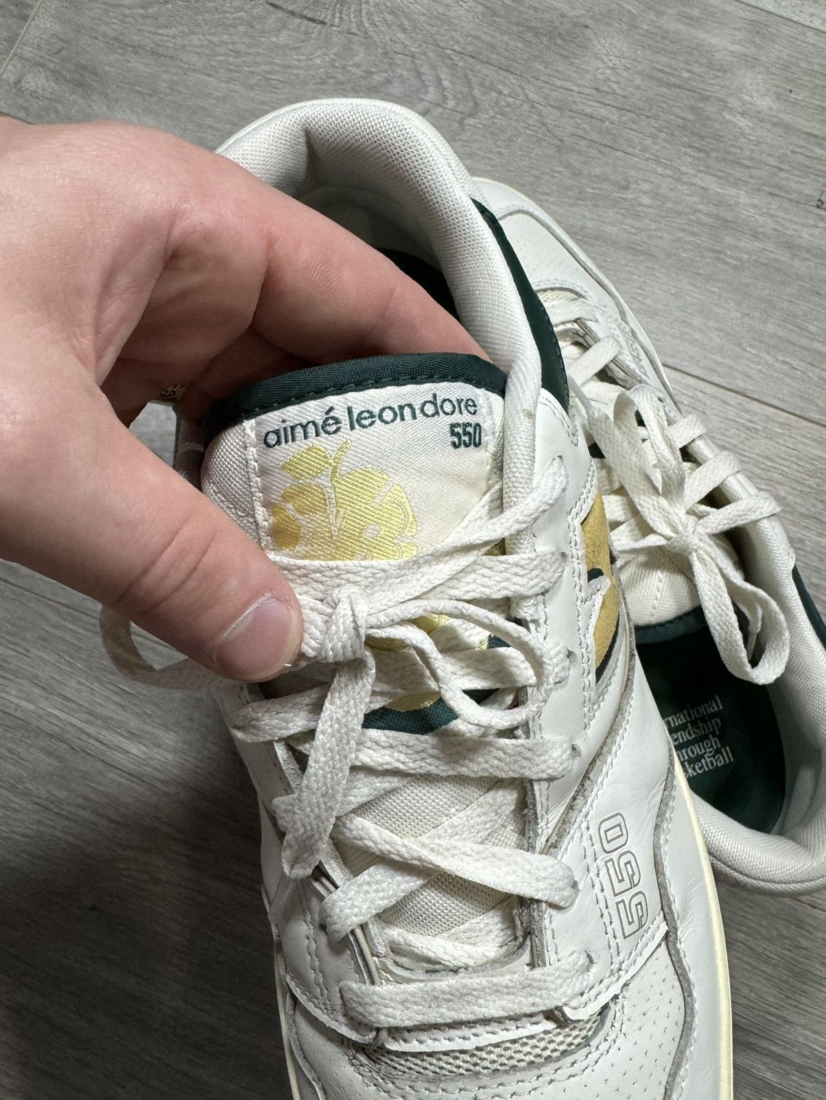 Aime Leon Dore × New Balance New Balance 550 x Aime Leon Dore Natural Green Size US 9.5 / EU 42-43 - 9 Thumbnail