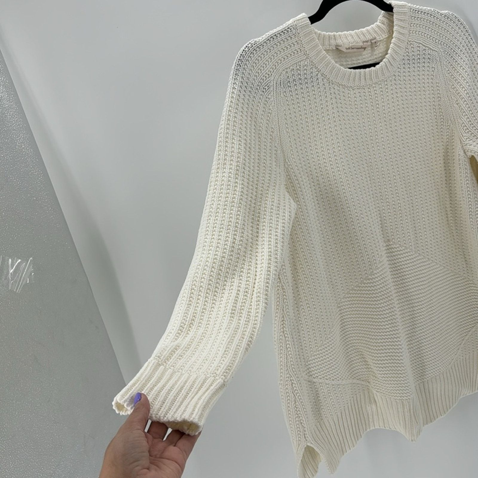 Soft Surroundings Soft Surroundings crew neck hi lo side slit oversized size S Size S / US 4 / IT 40 - 5 Thumbnail