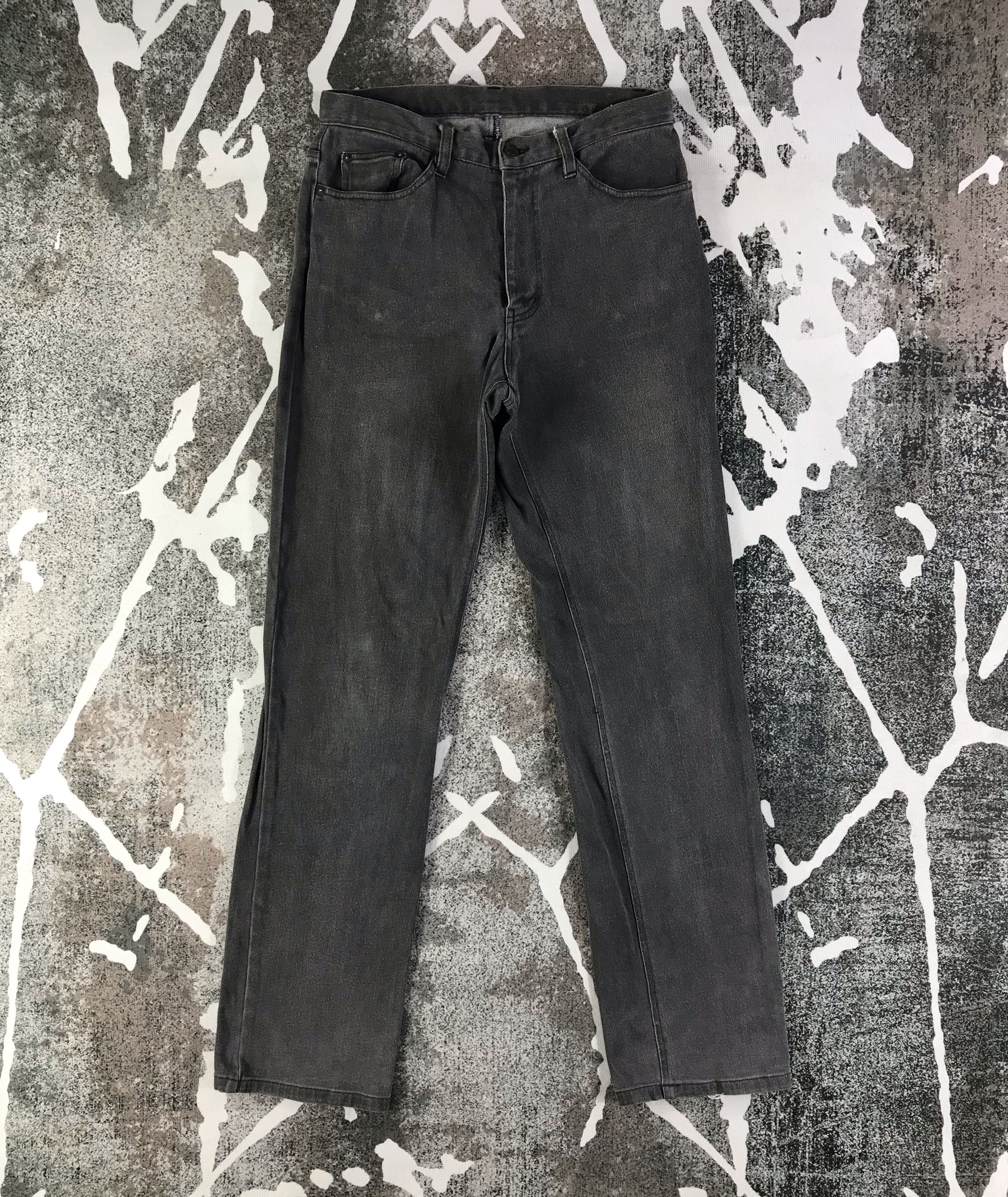 Japanese Brand Japanese Brand Jun Men Jeans Faded Black Denim KJ1753 Size US 30 / EU 46 - 1 Thumbnail