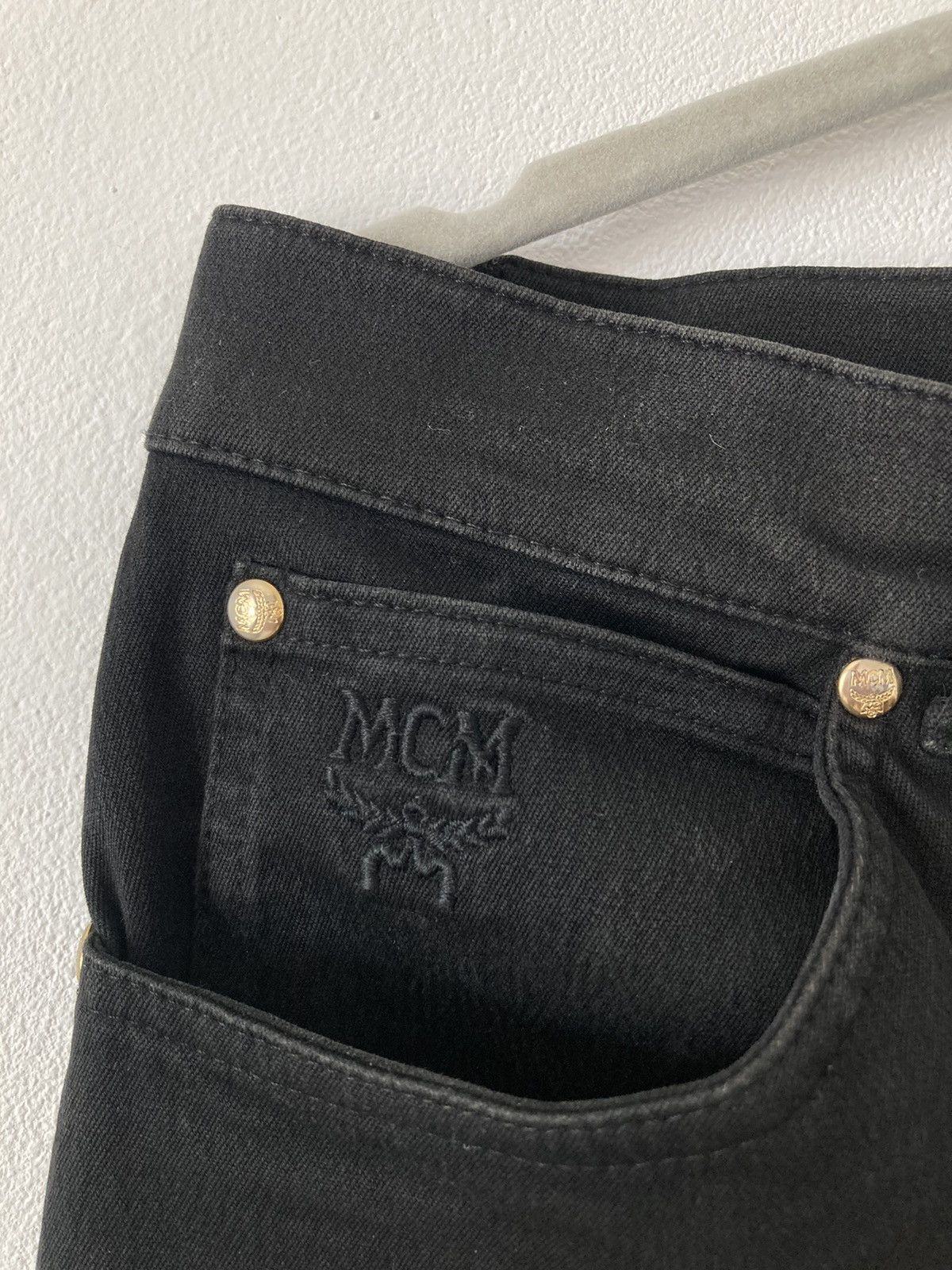 MCM VINTAGE BLACK JEANS Size US 34 / EU 50 - 3 Thumbnail