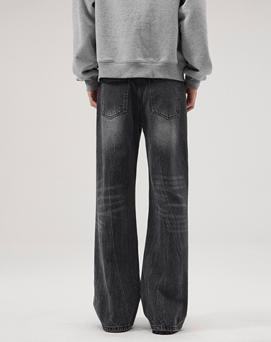 Japanese Brand × Jean Lightning pattern cleanfit wide-leg flared jeans Size US 34 / EU 50 - 5 Thumbnail