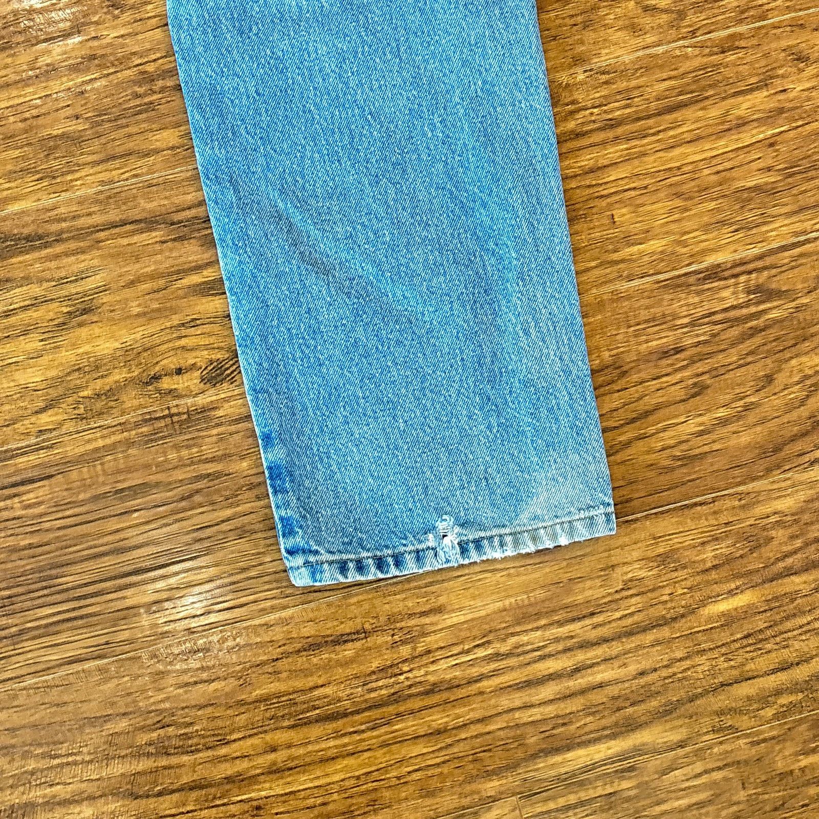 Carhartt Carhartt B18 STW Traditional Fit Work Blue Denim Jeans 36x32 Size US 36 / EU 52 - 10 Thumbnail