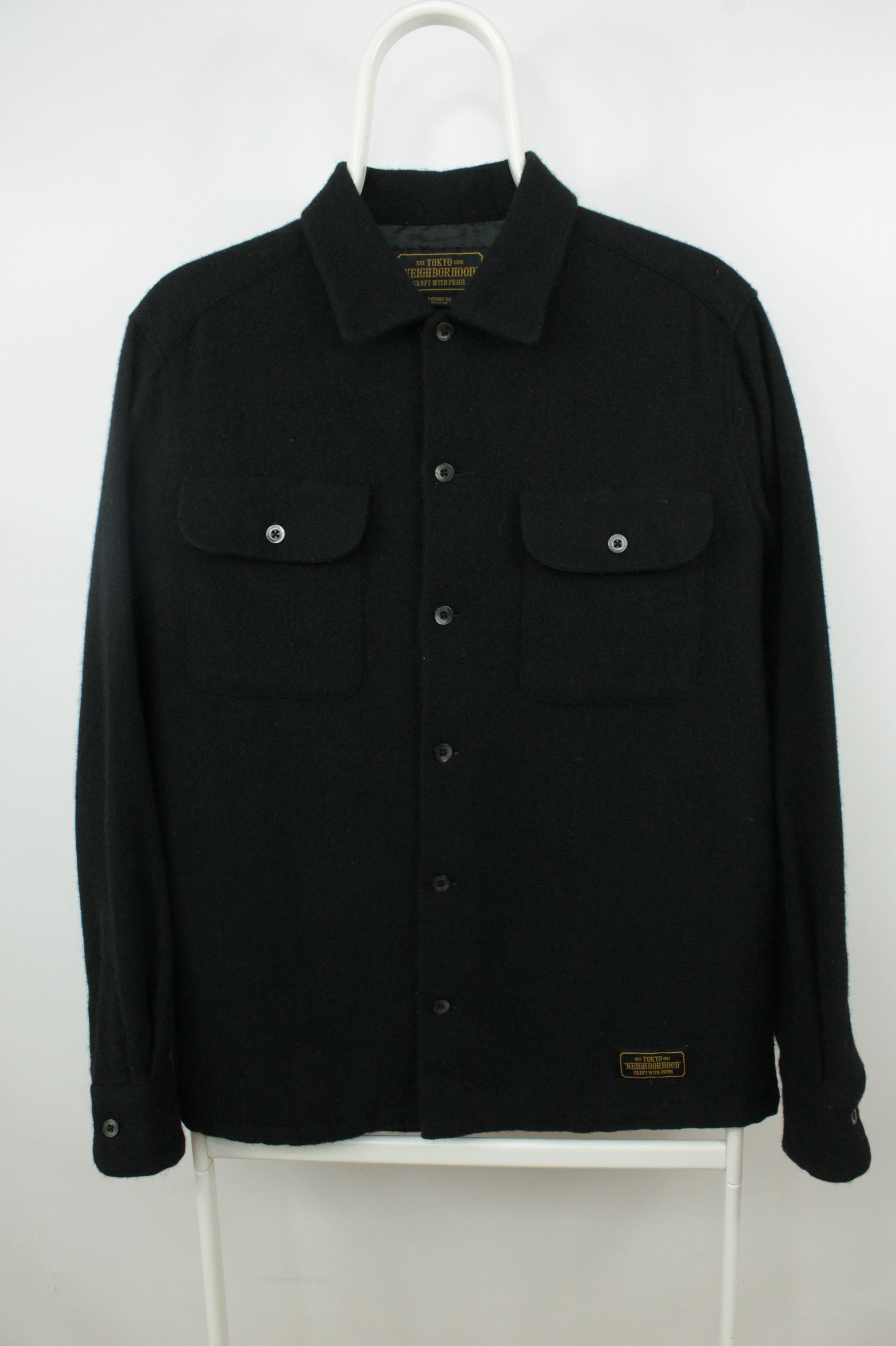 トップス NEIGHBORHOOD herringbone wool cpo shirt Neighborhood Neighborhood CPO Shirt Wool | Grailed NEIGHBORHOOD