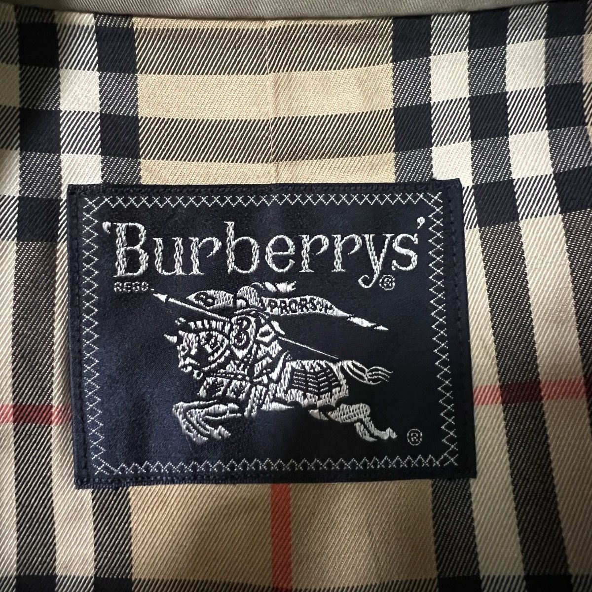 Burberry Vintage Burberrys Trenchcoat Nova Check Rich Brown Biege Size US M / EU 48-50 / 2 - 16 Thumbnail